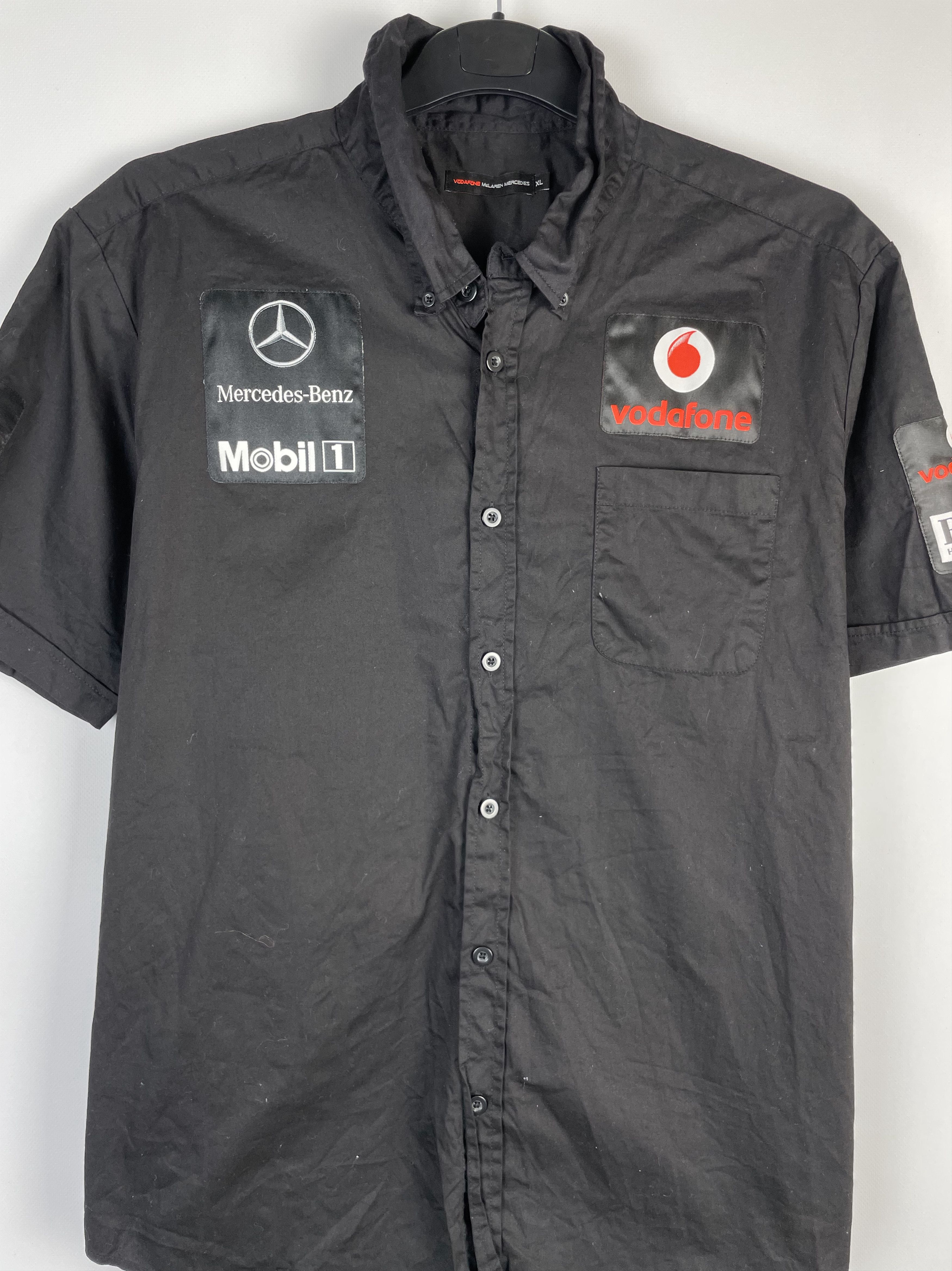 Mercedes-Benz × Vintage MERCEDES Benz McLaren Vodafone Racing Sports HugoBoss Shirt Size US XL / EU 56 / 4 - 3 Thumbnail