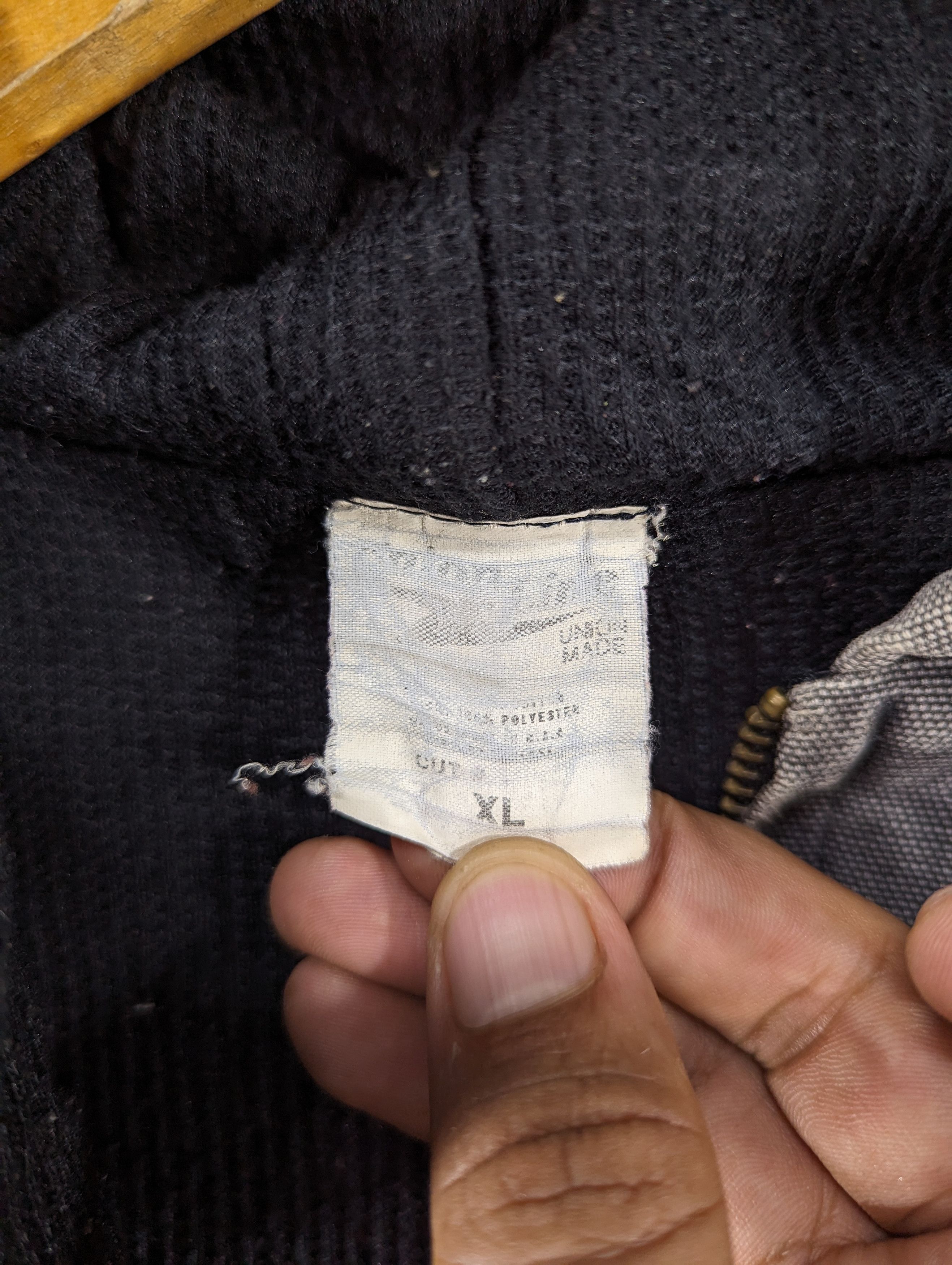 Vintage Vintage Union Line Duck Canvas Distressed Jacket Hooded Size US XL / EU 56 / 4 - 12 Thumbnail