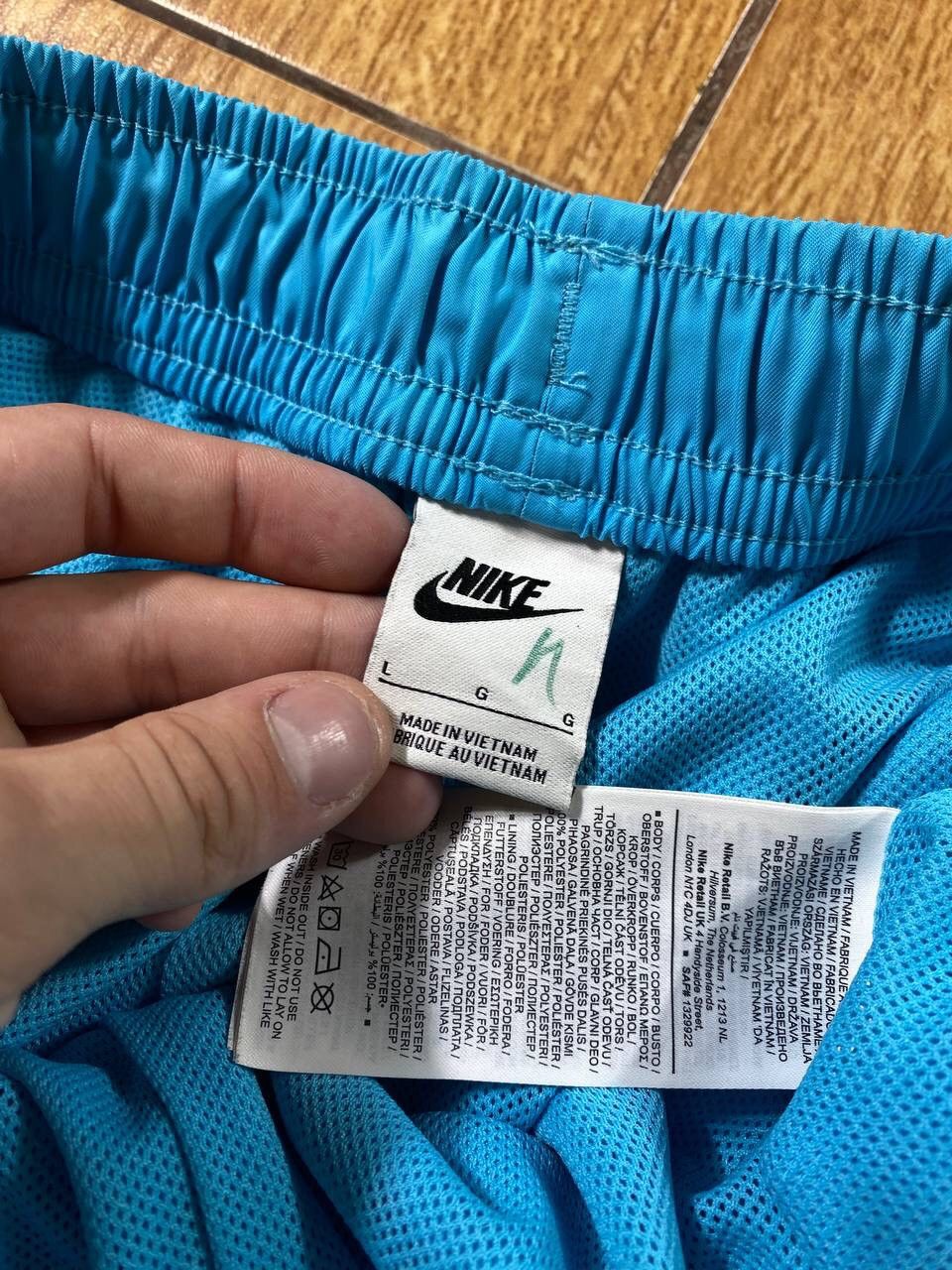 Nike × Vintage Man Nike Nylon Shorts Vintage Mini Logo Streetwear Drill Size US 34 / EU 50 - 2 Thumbnail