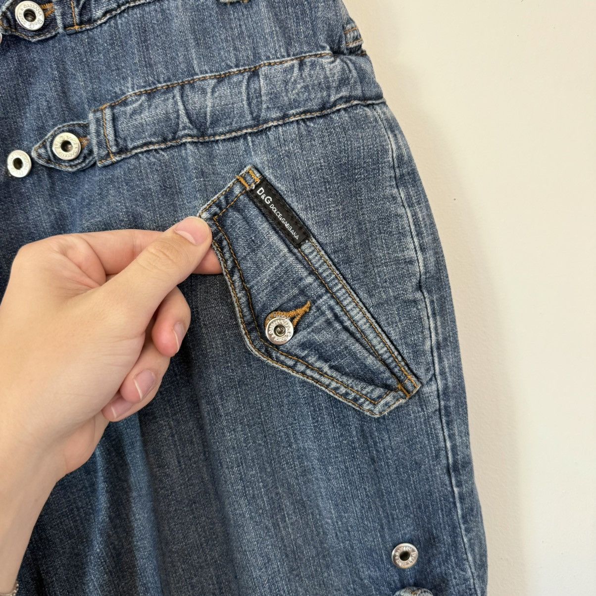 Dolce & Gabbana Vtg Dolce & Gabbana SS2004 Bondage Rave Baggy Jeans Archival Size US 36 / EU 52 - 5 Thumbnail