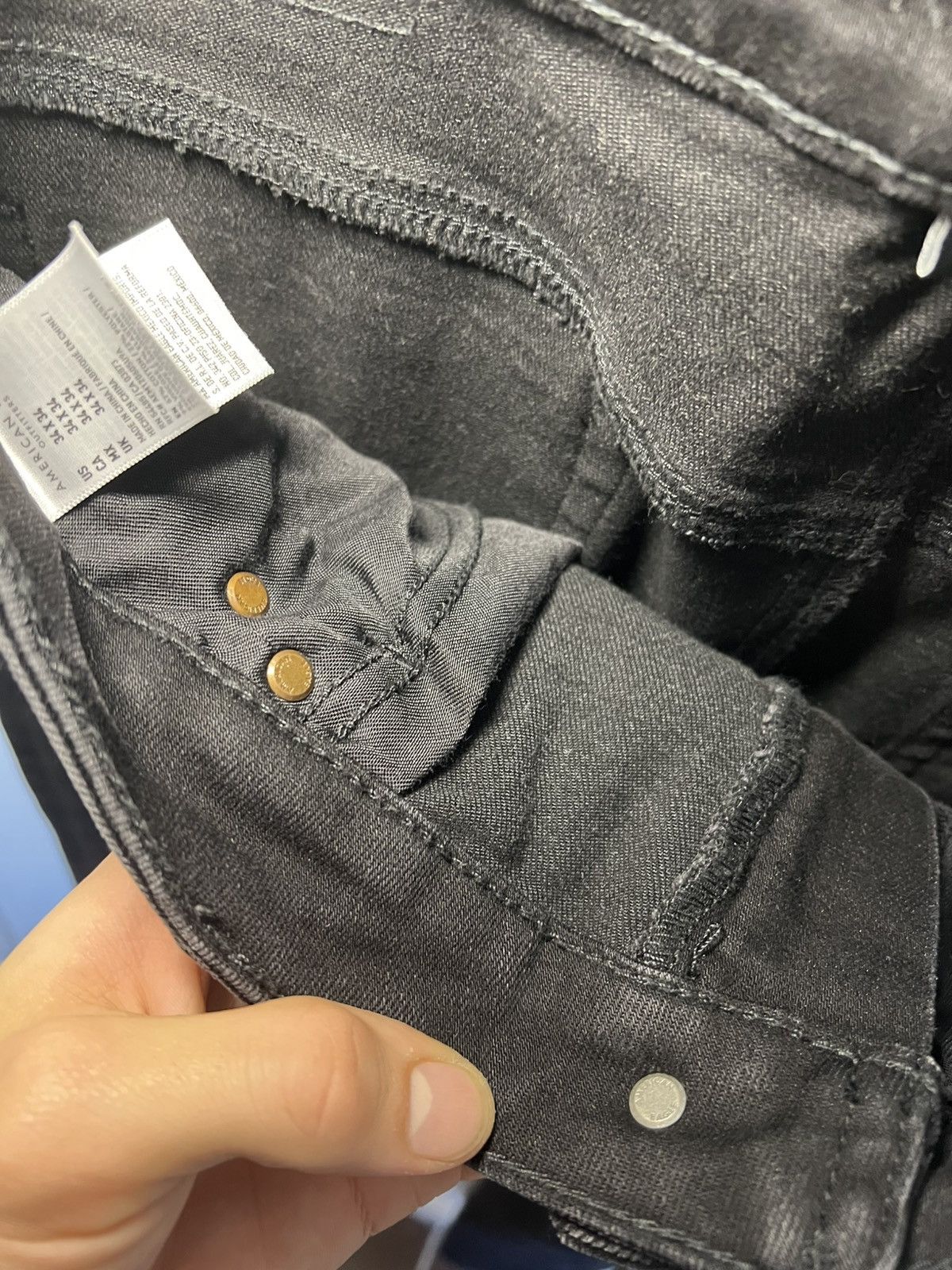 Lil Wayne Young Money Entert X American Eagle distressed stacked jeans Size US 34 / EU 50 - 13 Thumbnail