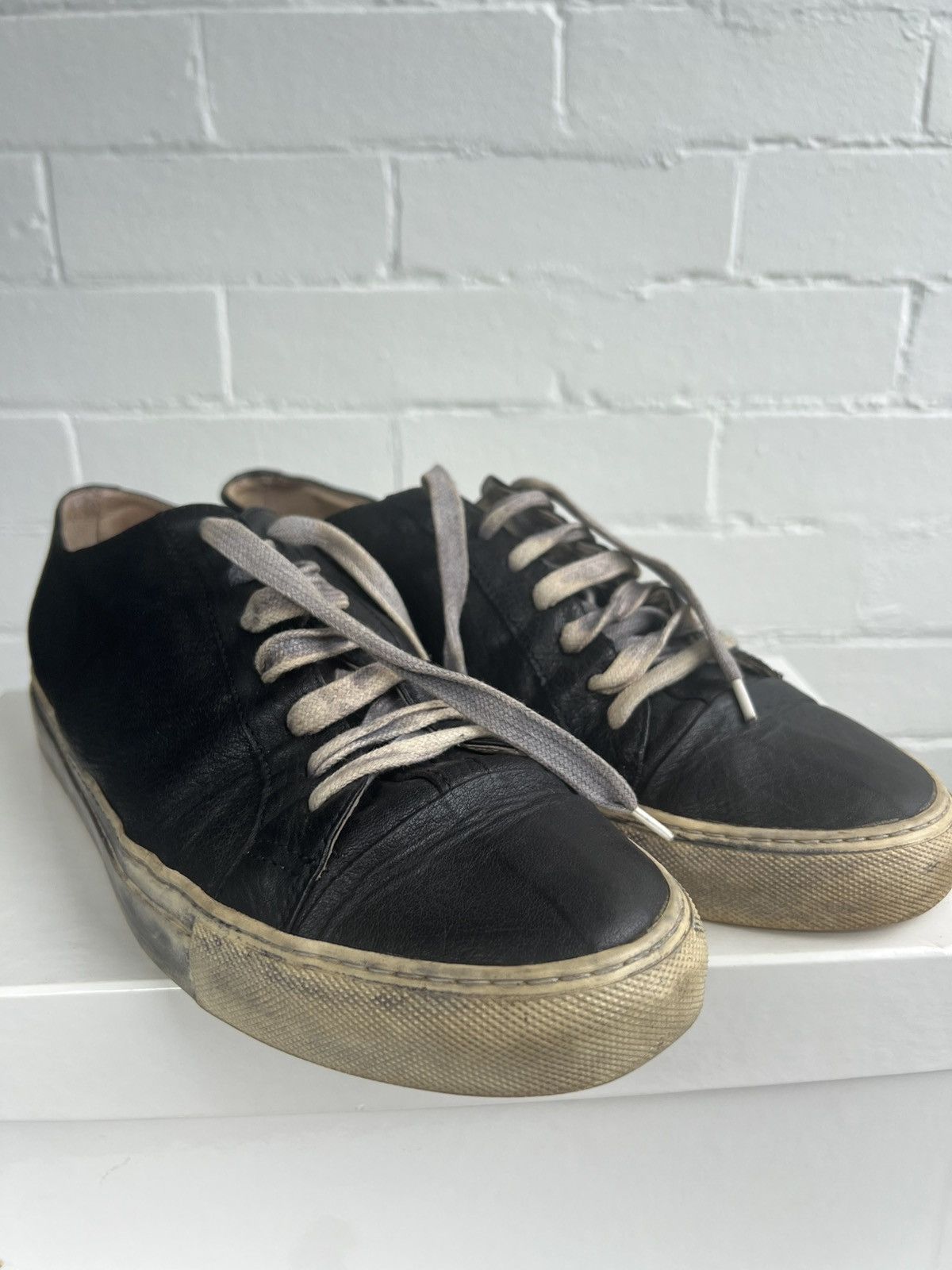 Yohji Yamamoto Yohji distressed trainer Size US 11 / EU 44 - 6 Thumbnail
