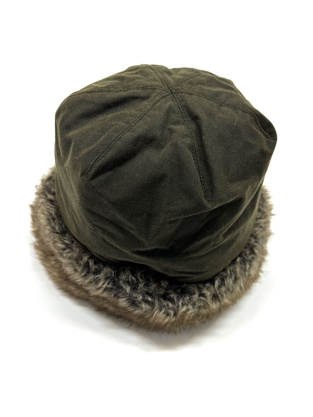 Barbour Vintage Barbour Fur Fuzzy Waxed Mohair Hat Size ONE SIZE - 1 Thumbnail