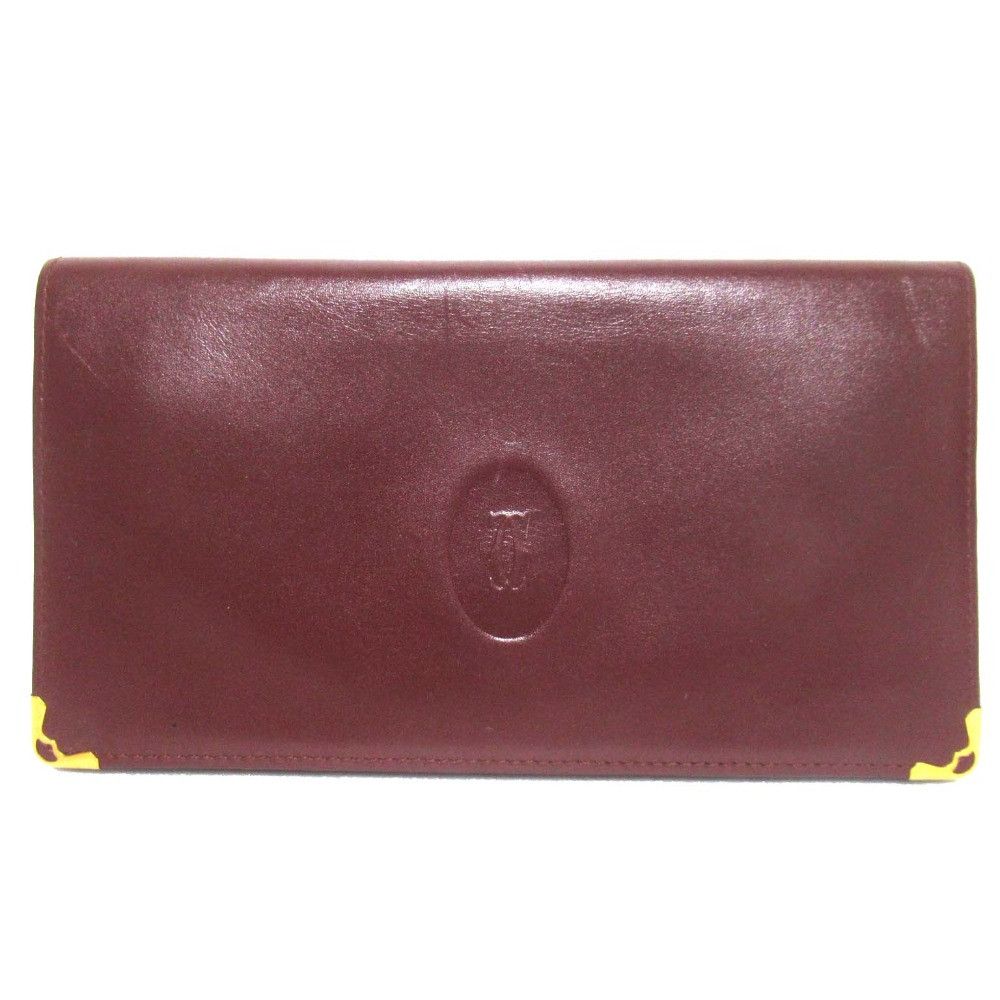 Cartier Cartier Cartier Must Line Long Wallet Leather Long Wallet DUTY FREE for USA Size ONE SIZE - 1 Thumbnail