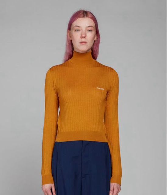 Marni o1w1db10824 Turtleneck Sweater in Orange Size XL / US 12-14 / IT 48-50 - 4 Thumbnail