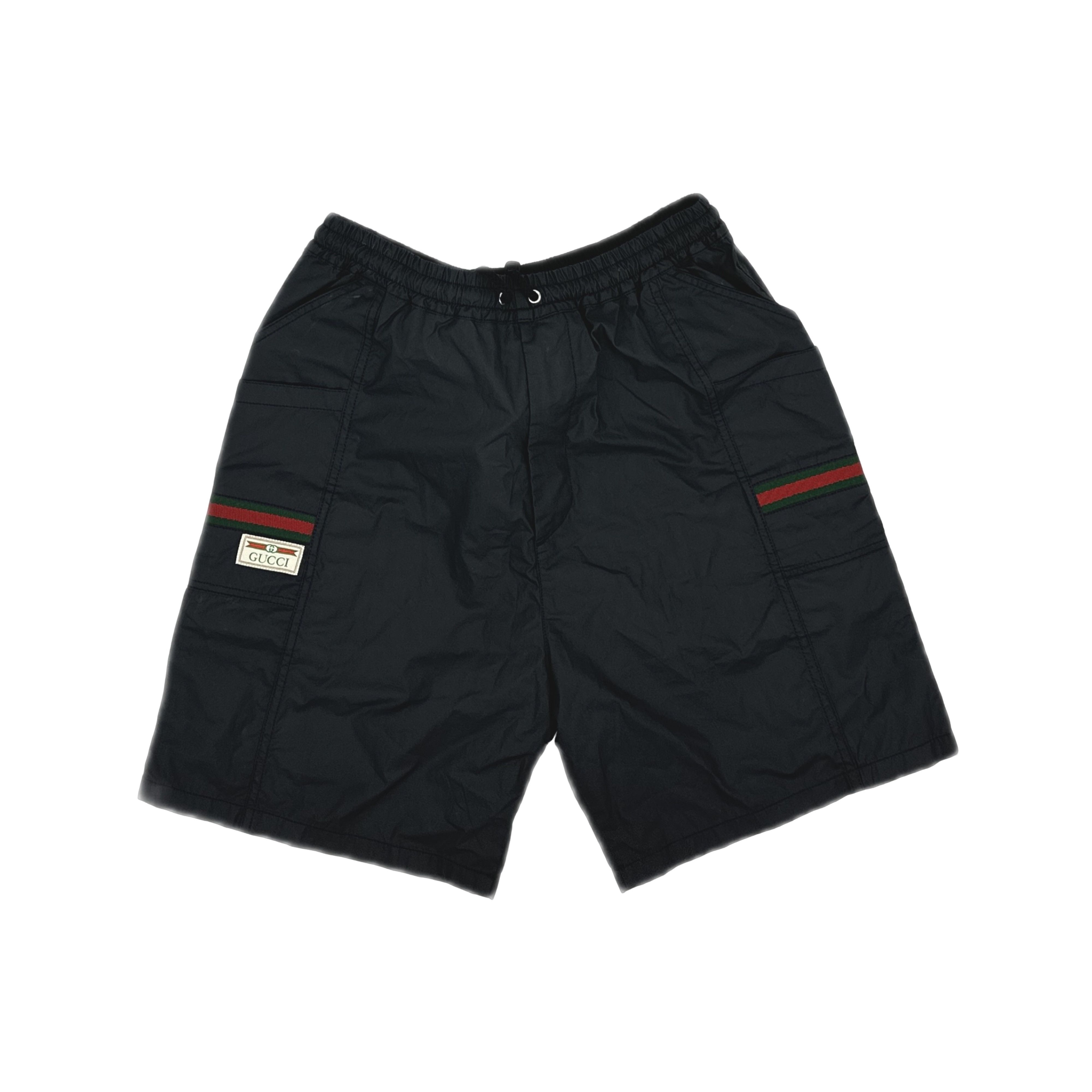 Gucci Gucci Web Logo Label Shorts Black 46 Size US 30 / EU 46 - 1 Thumbnail
