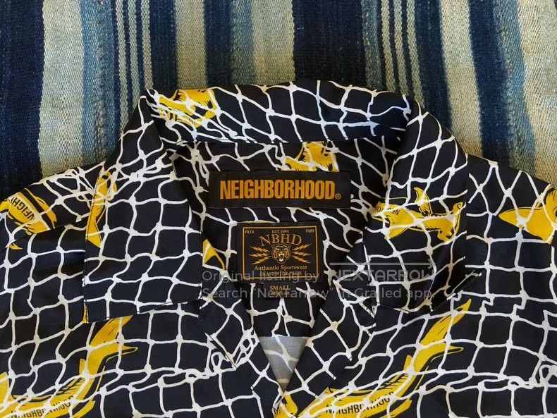 Neighborhood Neighborhood Goldfish Hawaiian Short Sleeve Shirt Size US S / EU 44-46 / 1 - 4 Thumbnail