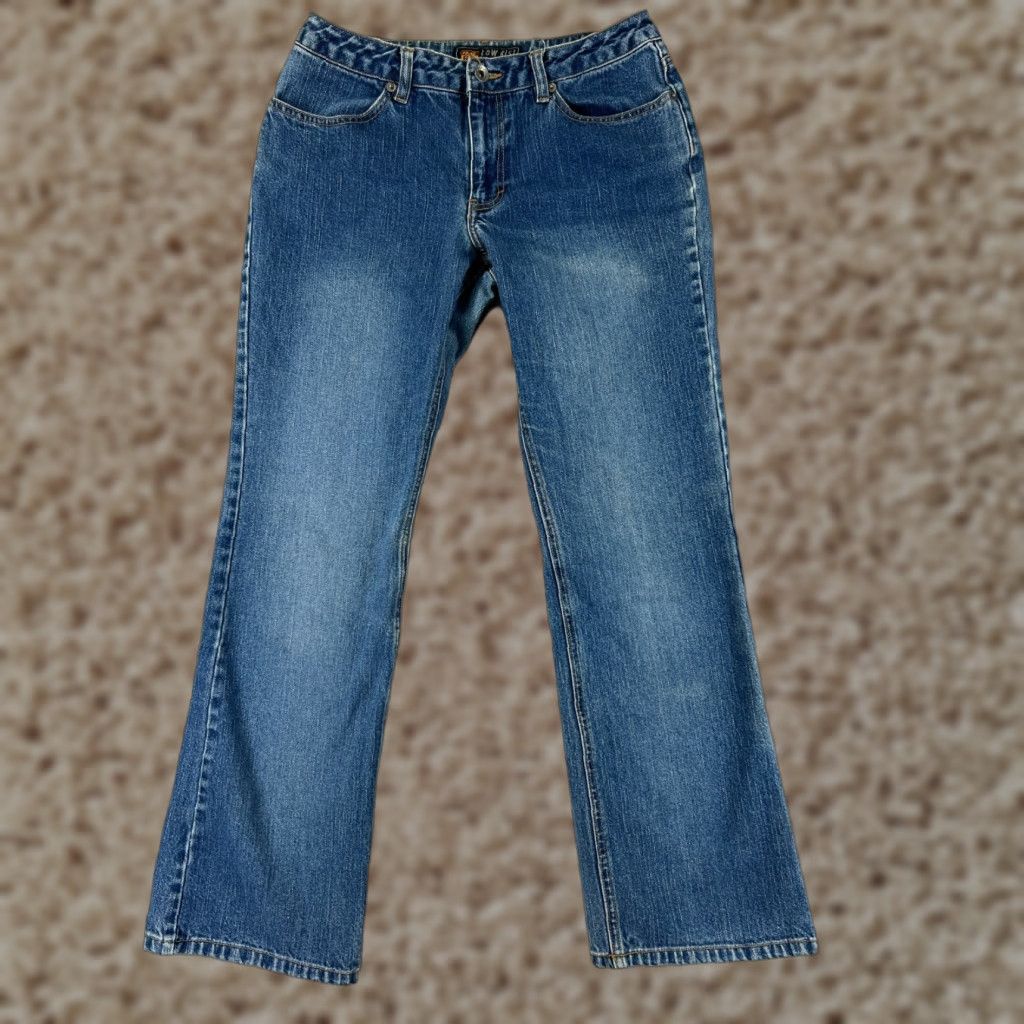Route 66 Route 66 Womens 8 Blue Denim Jeans Bootcut Low Rise 100% Cotton Size 30" / US 8 / IT 44 - 1 Thumbnail