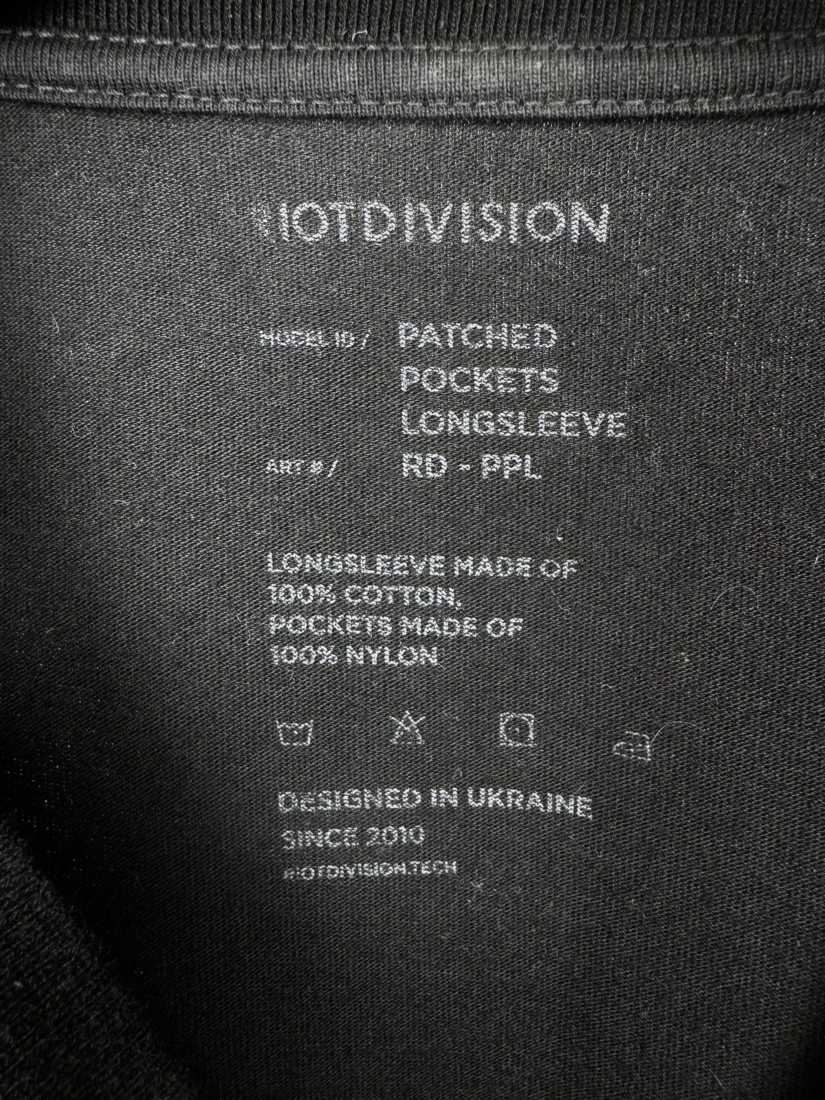 Riot Division Riot Division Vintage black patched pockets longsleeve Size US XL / EU 56 / 4 - 9 Thumbnail