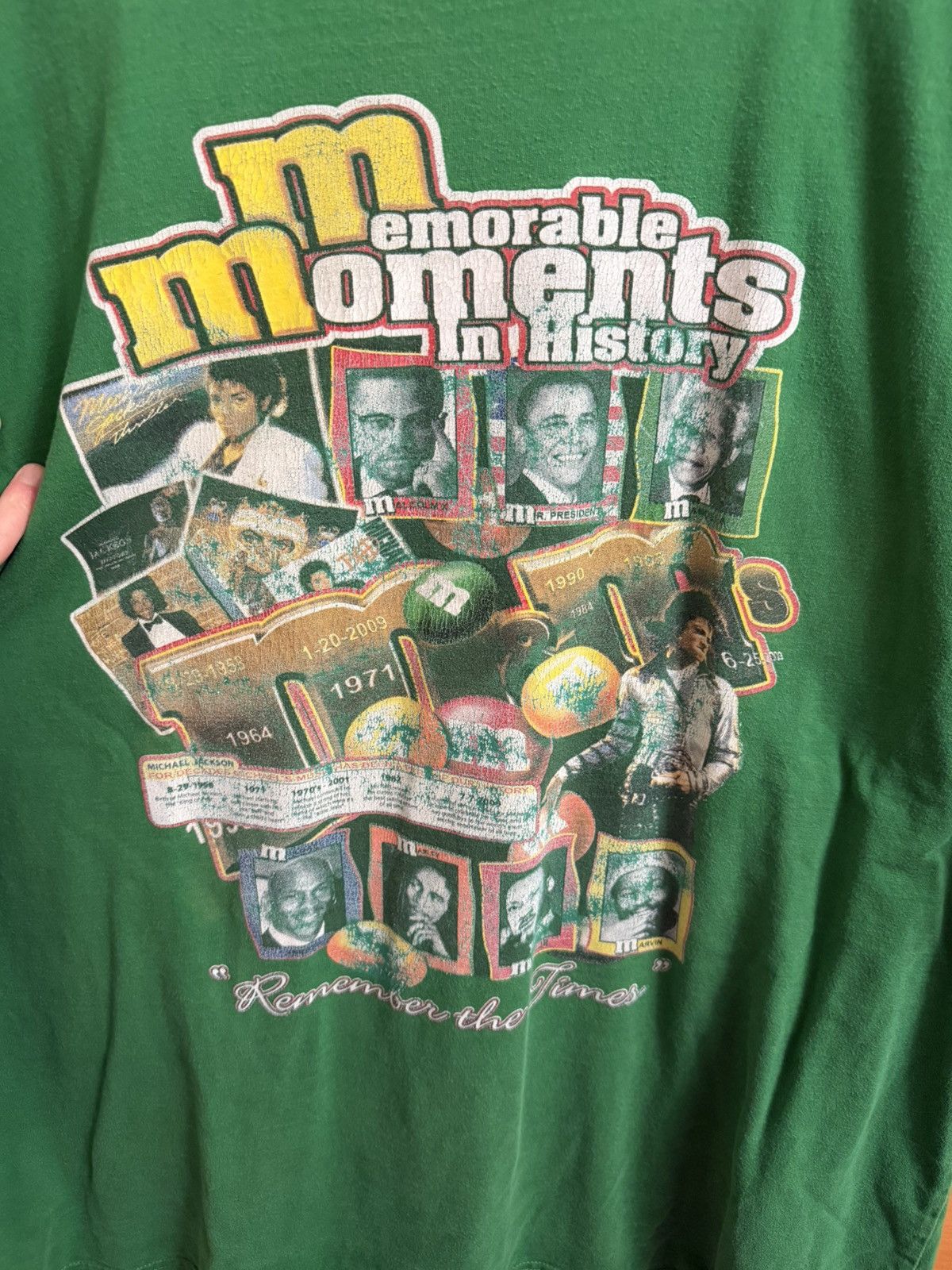 Vintage Michael Jackson Memorable Moments Tee Size US XL / EU 56 / 4 - 2 Thumbnail
