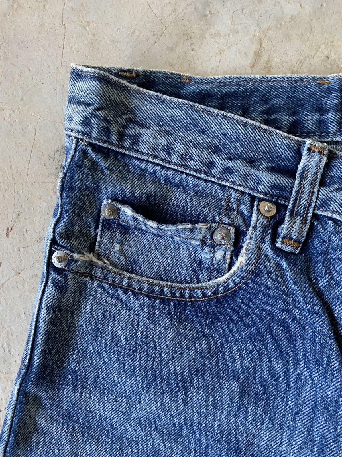 RRL Ralph Lauren Vintage Double RRL Ralph Lauren Made In Usa Distressed Denim Size US 30 / EU 46 - 15 Thumbnail