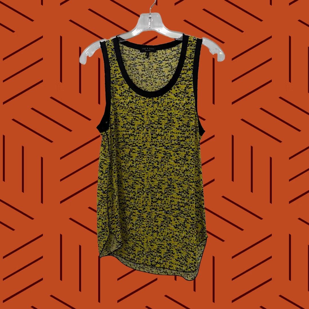 Rag & Bone Rag & Bone Tank Top Yellow Small Regular Adult? Size S / US 4 / IT 40 - 1 Thumbnail
