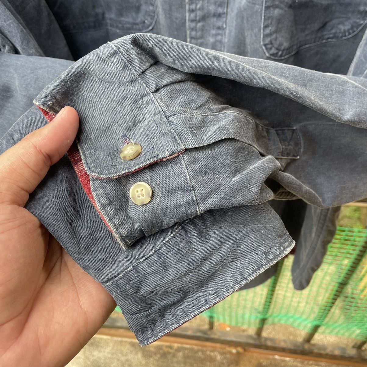 L.L. Bean × Vintage 🔥Vintage L.L.Bean Double Pocket Checkerd Inside Chore Jacket Size US L / EU 52-54 / 3 - 6 Thumbnail