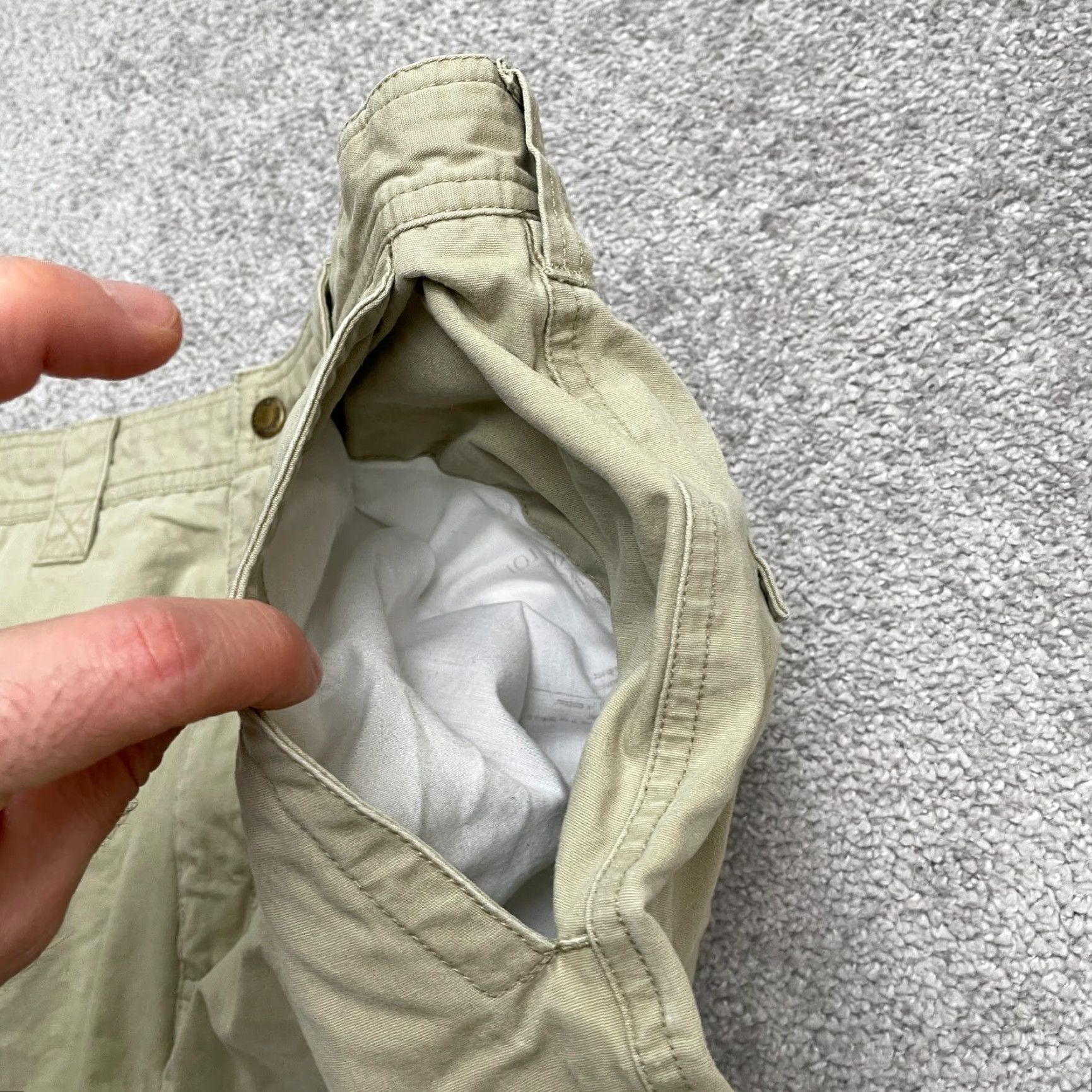Vintage Columbia Silver Ridge Pants Mens 32x34 Brown Cotton Carpenter Straight Utility Outdoor Travel Workwear Casual Size US 32 / EU 48 - 7 Thumbnail