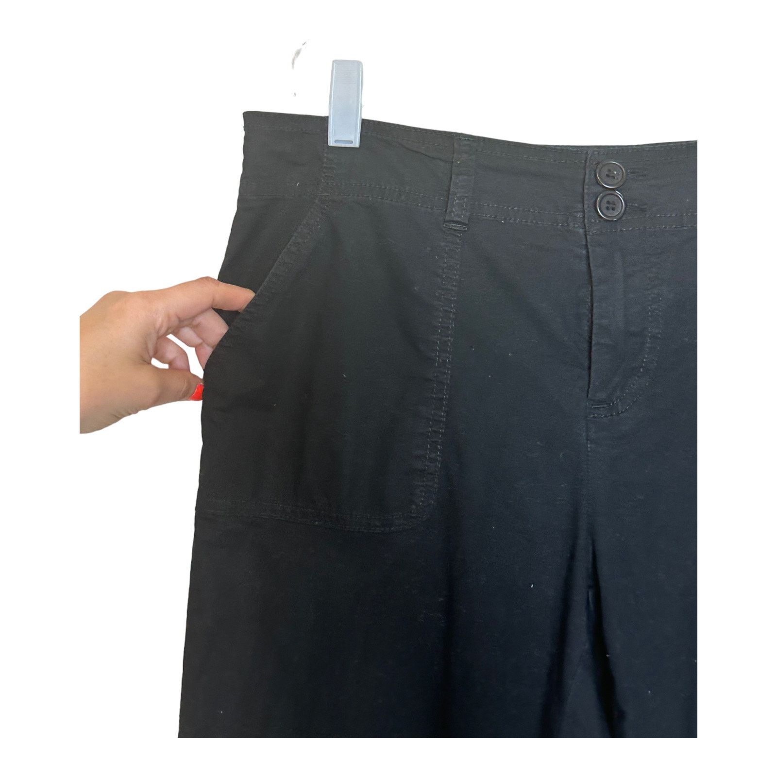 DKNY DKNY Jeans black casual carpenter capri pants size 10 Size 32" / US 10 / IT 46 - 6 Thumbnail
