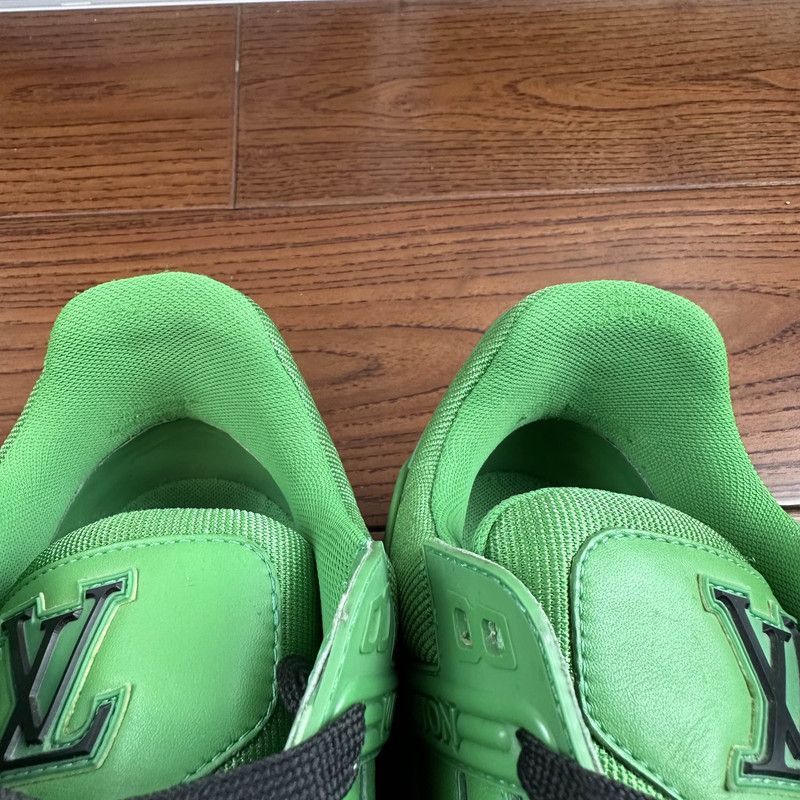 Louis Vuitton Louis Vuitton Green Low-Top Trainer Sneakers -2508 Size US 8 / EU 41 - 6 Thumbnail