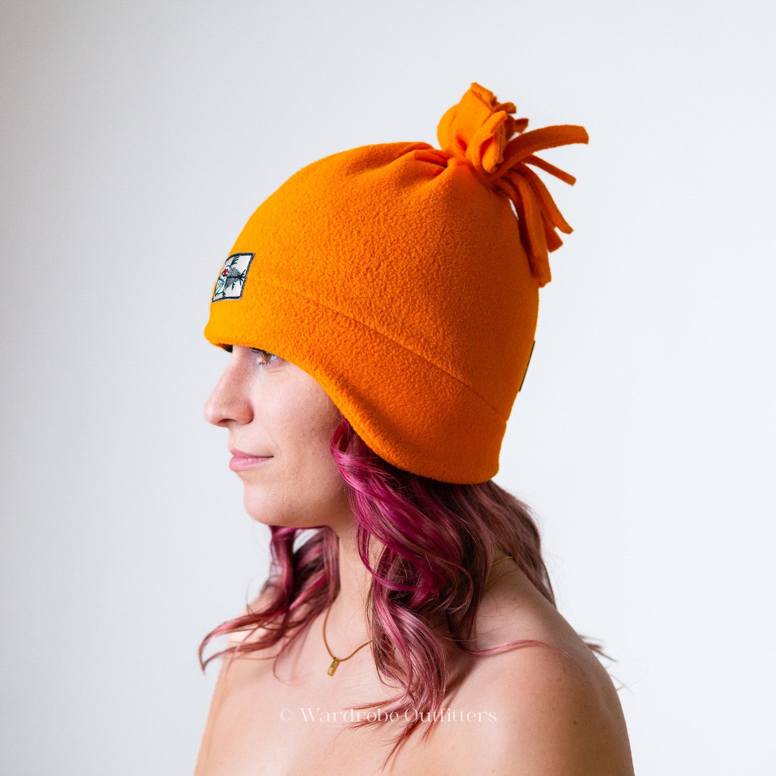 Vintage RARE Vintage 90 Screamer Fleece Snowboarding Ski Hat PomPom Size ONE SIZE - 3 Thumbnail