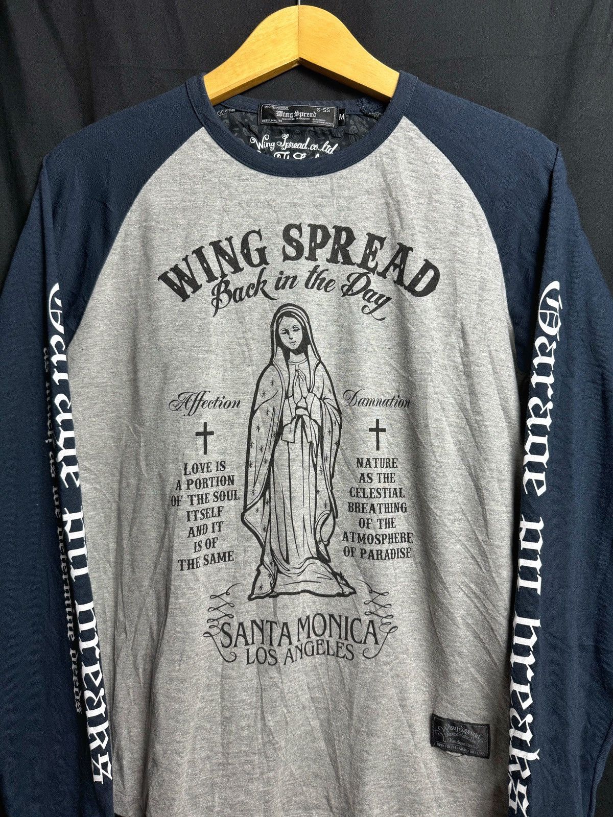 Hysteric Glamour × If Six Was Nine × Japanese Brand Wing Spread Virgin Mary Poem Long Sleeve Size US M / EU 48-50 / 2 - 3 Thumbnail