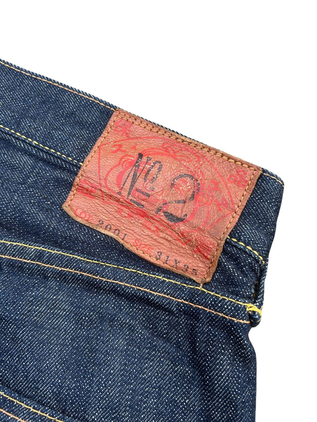 Evisu VINTAGE EVISU DAICOCK SELVEDGE MADE IN JAPAN DENIM JEANS Size US 31 - 9 Thumbnail