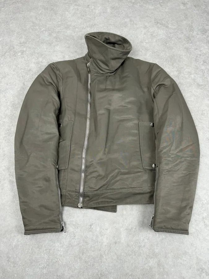Yves Saint Laurent FW2012 Yves Saint Laurent Classy Olive Perfecto Jacket Size US S / EU 44-46 / 1 - 4 Thumbnail