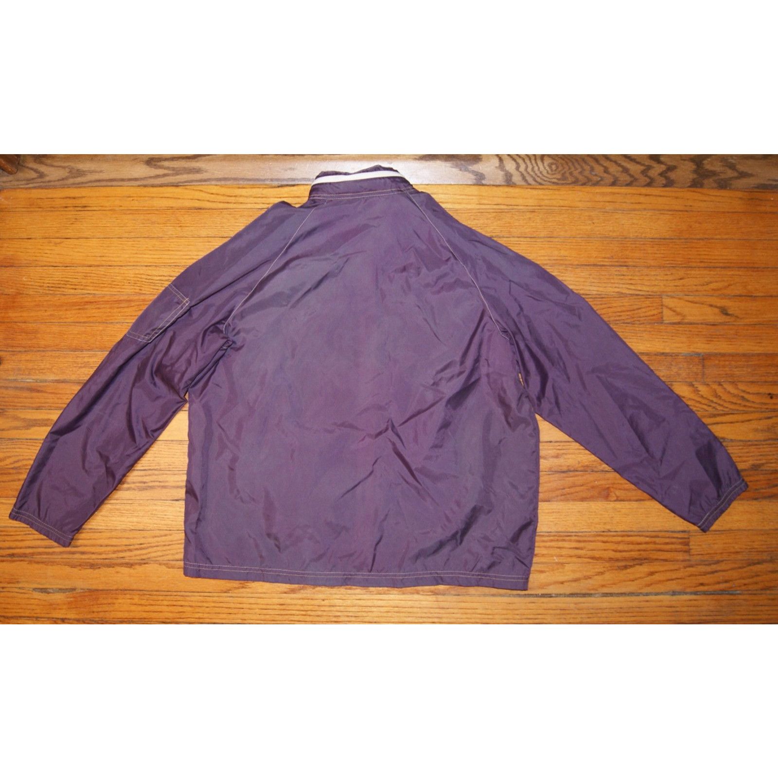 Vintage VTG Kingsfield Weather Jacket Mens L Zip Nylon Windbreaker Size US L / EU 52-54 / 3 - 3 Thumbnail