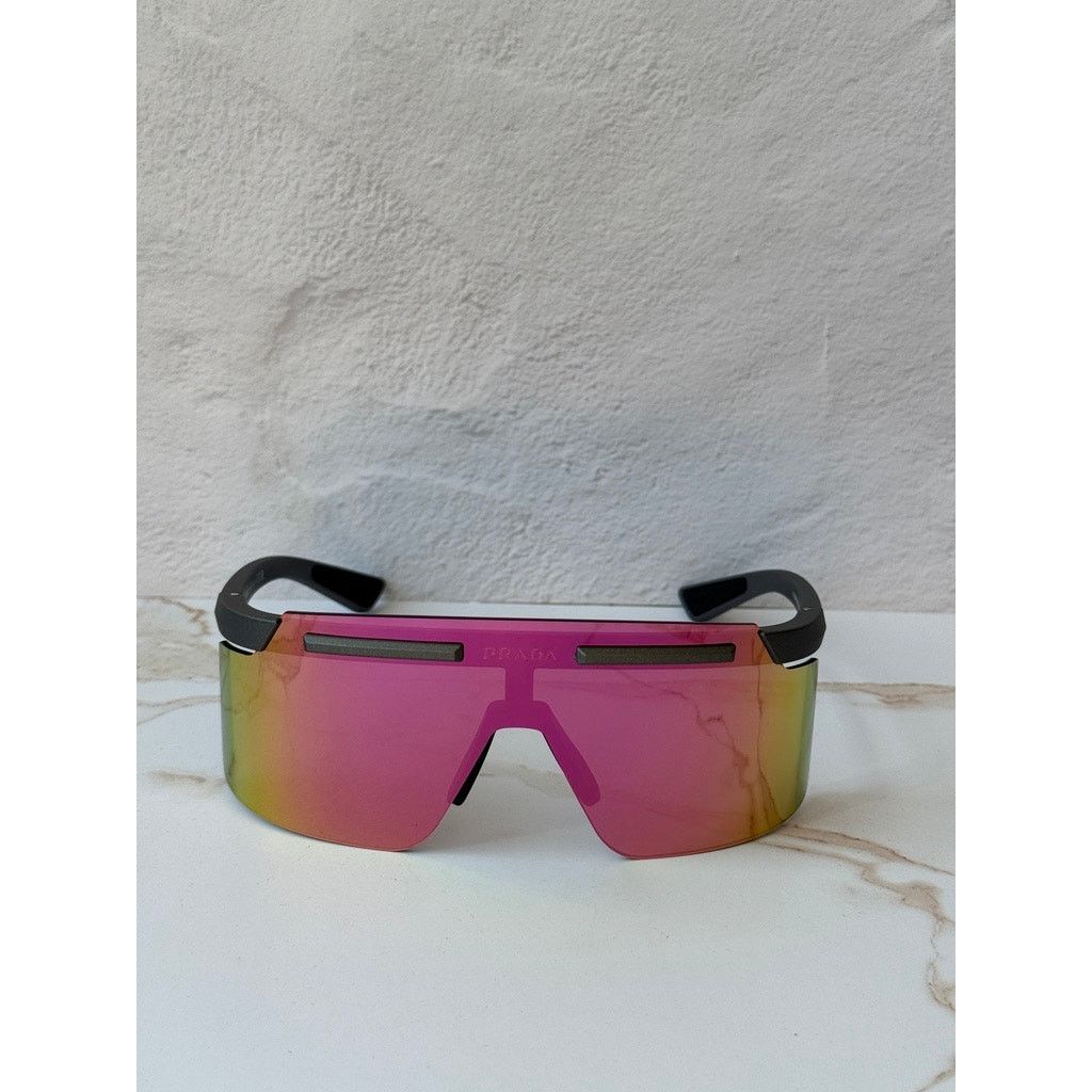 Prada NEW Prada Sport PS B06S Mirrored Sunglasses in Grey $569 Size ONE SIZE - 4 Thumbnail