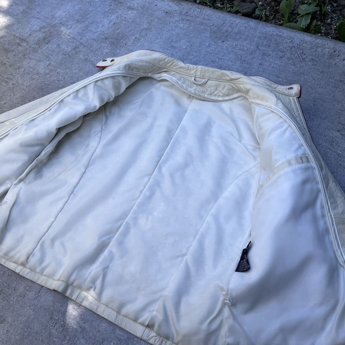 Alpinestars Vintage Damu Leather Genuine Jacket Moto NASCAR Y2k Hype Size M / US 6-8 / IT 42-44 - 13 Thumbnail