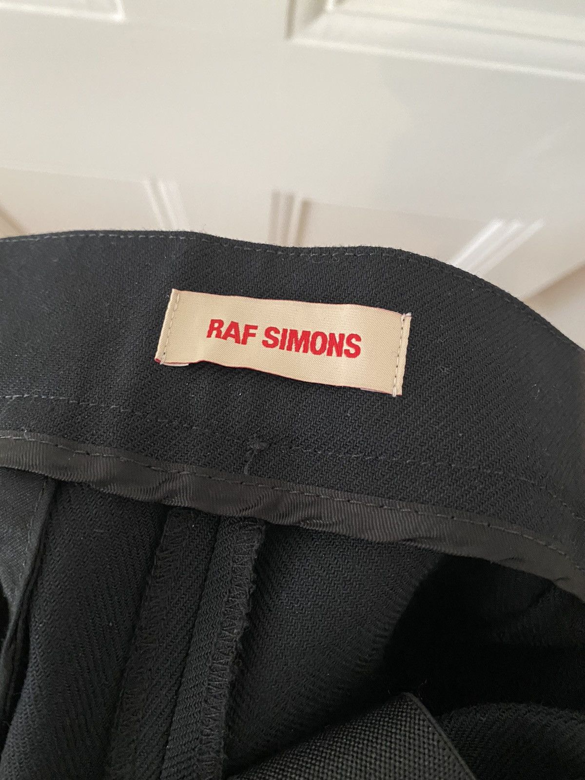 Raf Simons SS20 PLEATED DETAIL SUSPENDER SHORTS Size US 28 / EU 44 - 7 Thumbnail