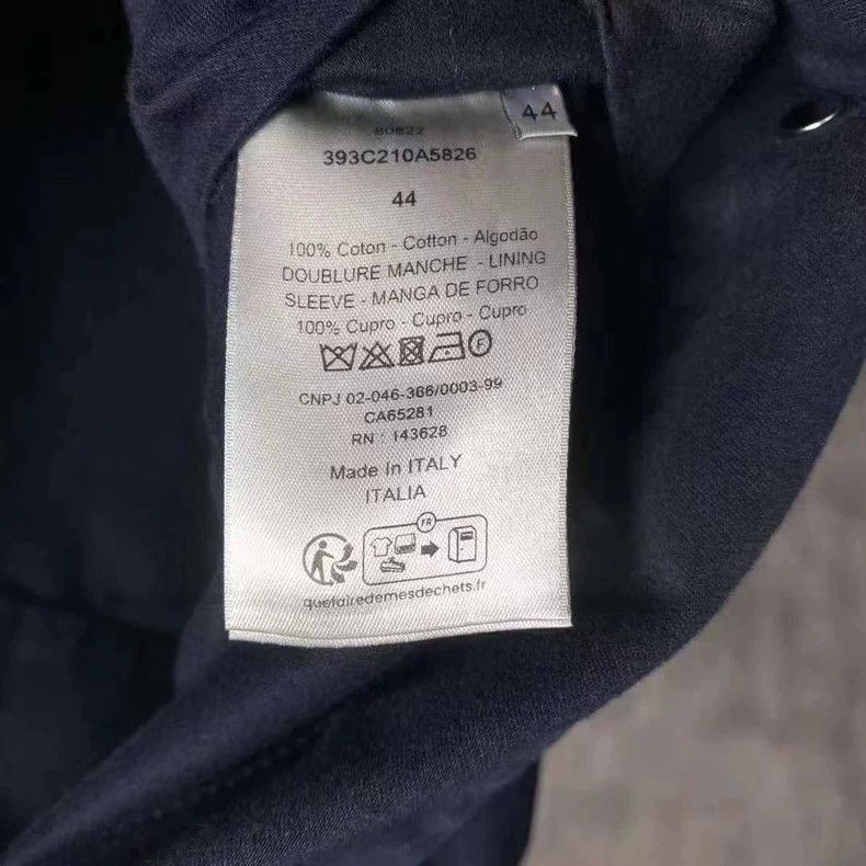 Dior Denim tears latest blue embroidered pattern logo suit jack Size US S / EU 44-46 / 1 - 5 Thumbnail