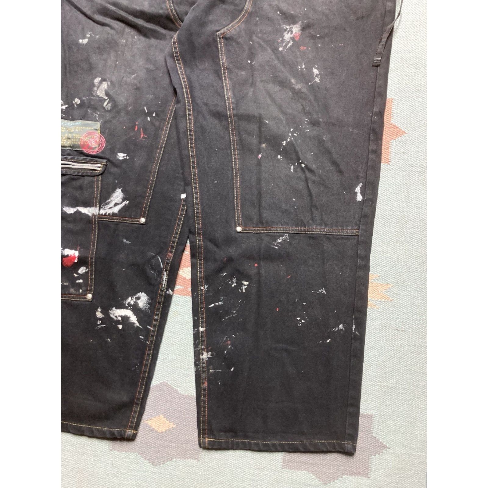 Vintage VINTAGE PACO Jeans Wide-Leg 50x33 Black Mens Size US 34 / EU 50 - 7 Thumbnail