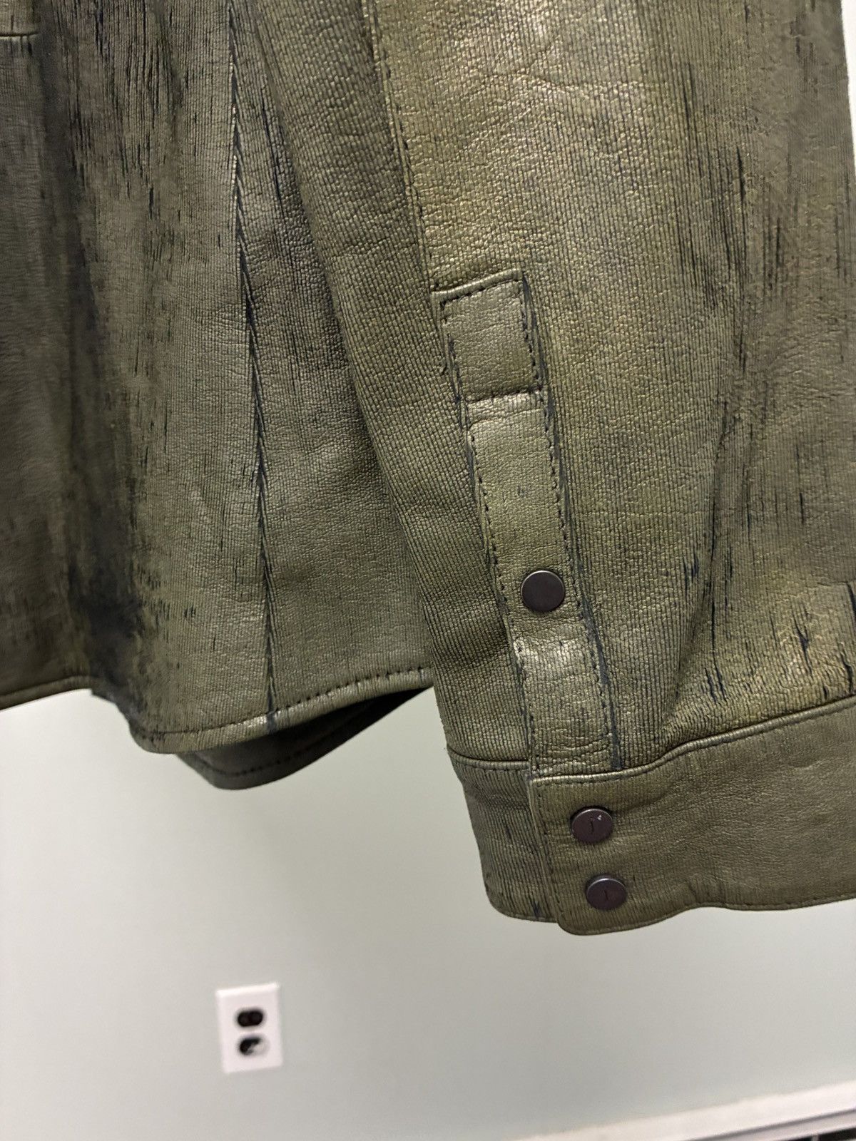 John Varvatos Kelch Leather Shirt Jacket EU 44 USA 34 small Size US S / EU 44-46 / 1 - 19 Thumbnail