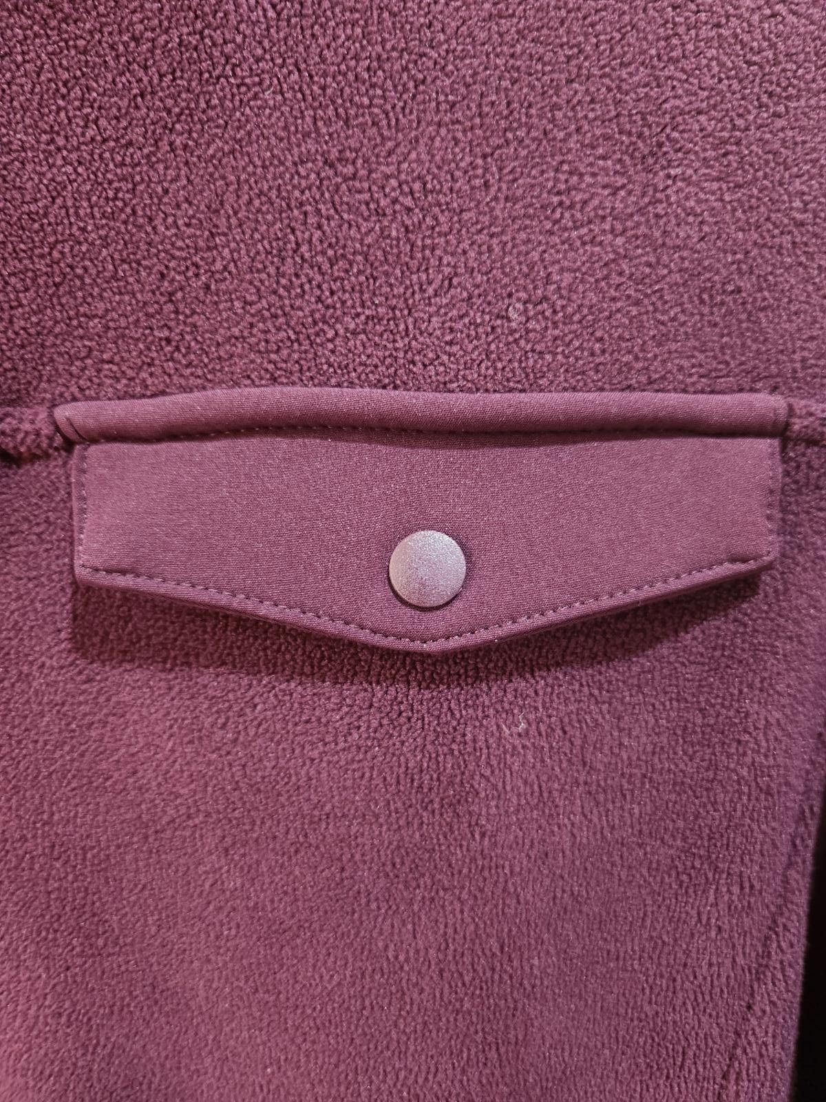 Other 32 Degrees Small Snap Arctic Fleece Pullover Burgandy Size S / US 4 / IT 40 - 10 Thumbnail