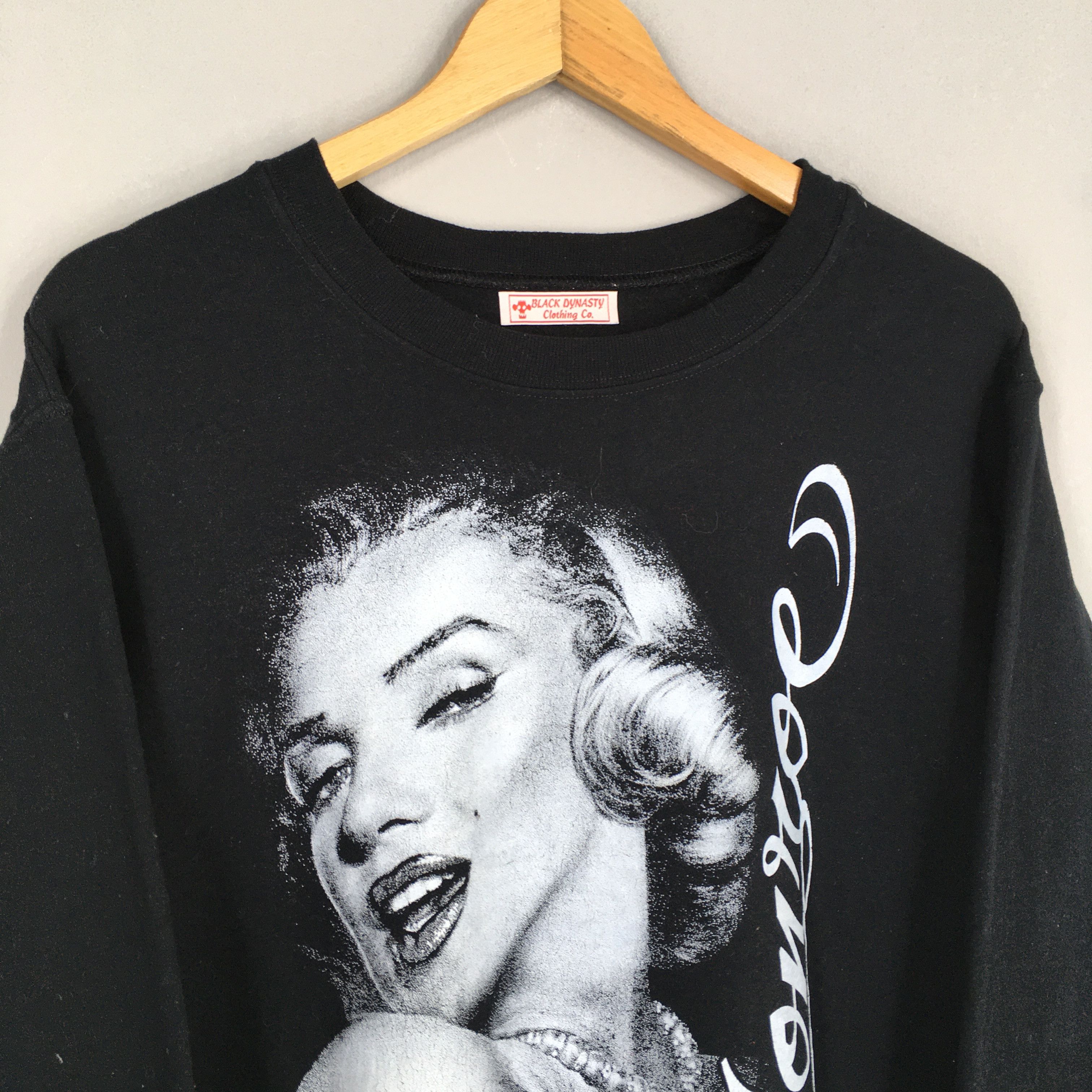 Vintage Vintage Marilyn Monroe Idol Black Sweatshirt S Size US S / EU 44-46 / 1 - 3 Thumbnail