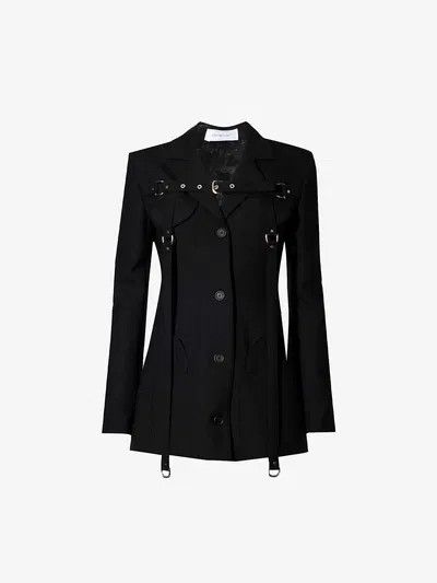 Off-White o1y1125 Blazer in Black Size M / US 6-8 / IT 42-44 - 1 Thumbnail