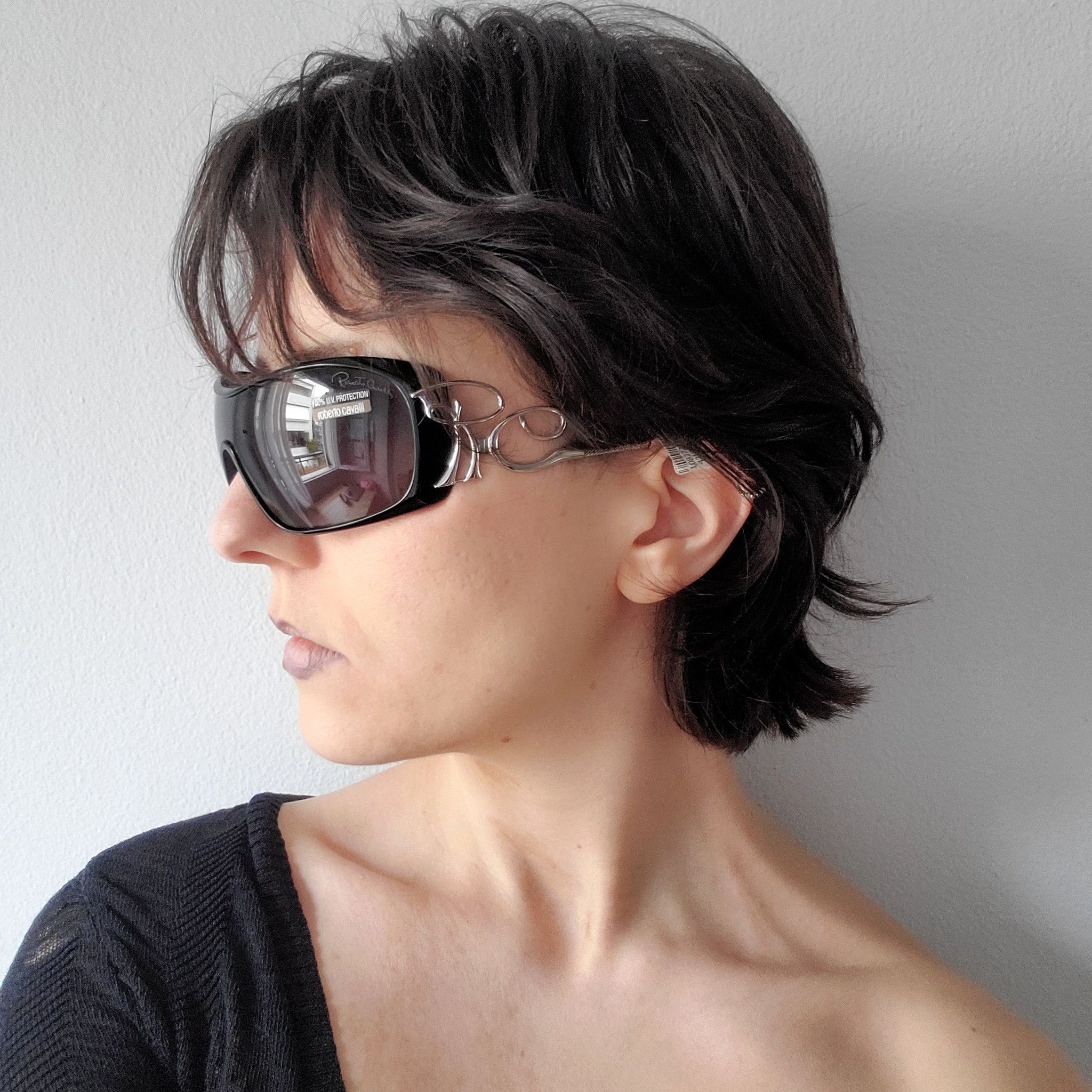 Roberto Cavalli Roberto Cavalli Admeta vintage y2k deadstock mask sunglasses Size ONE SIZE - 14 Thumbnail