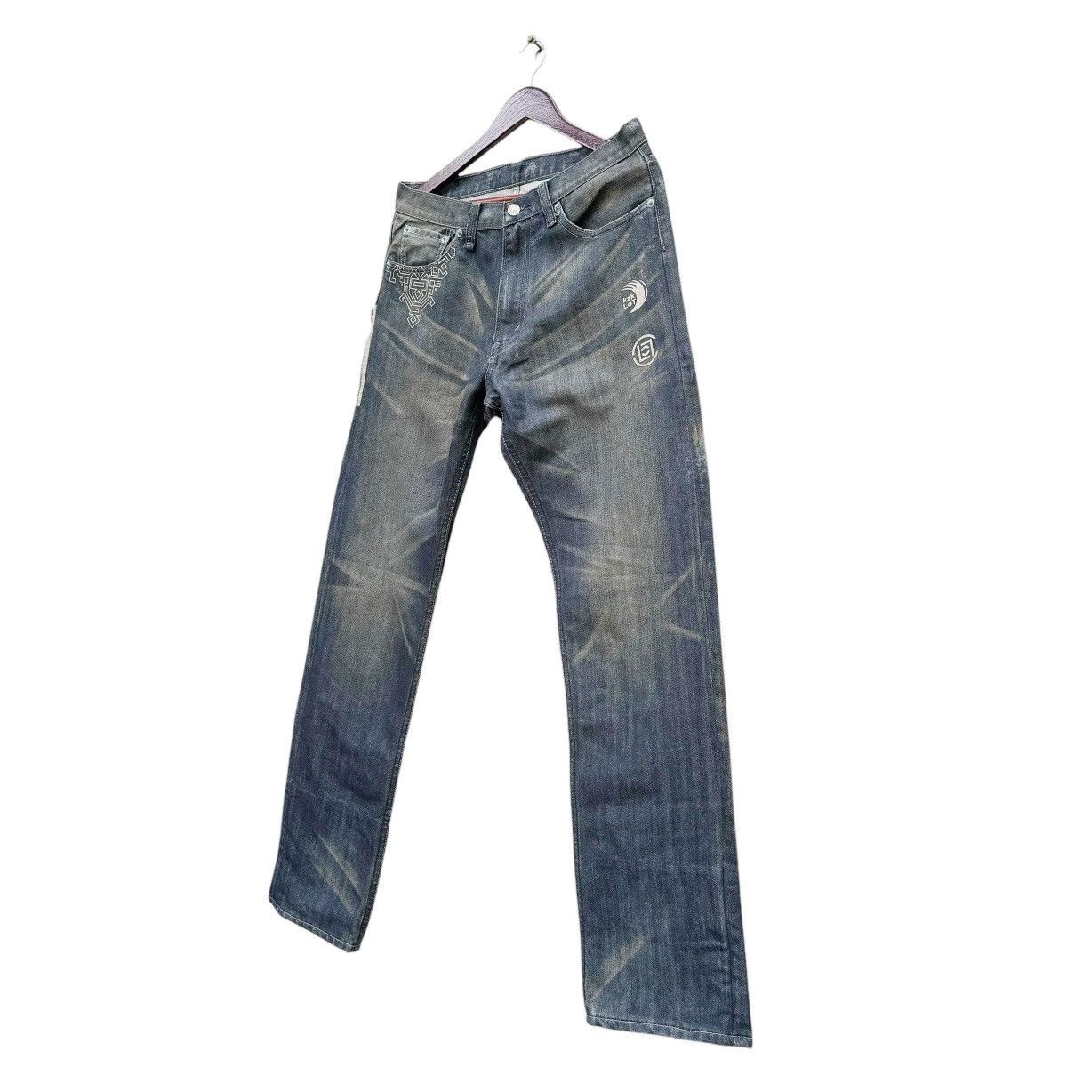 CLOT × Levi's Rare Selvedge Levis Clot Kazuki Jeans Size US 34 / EU 50 - 3 Thumbnail