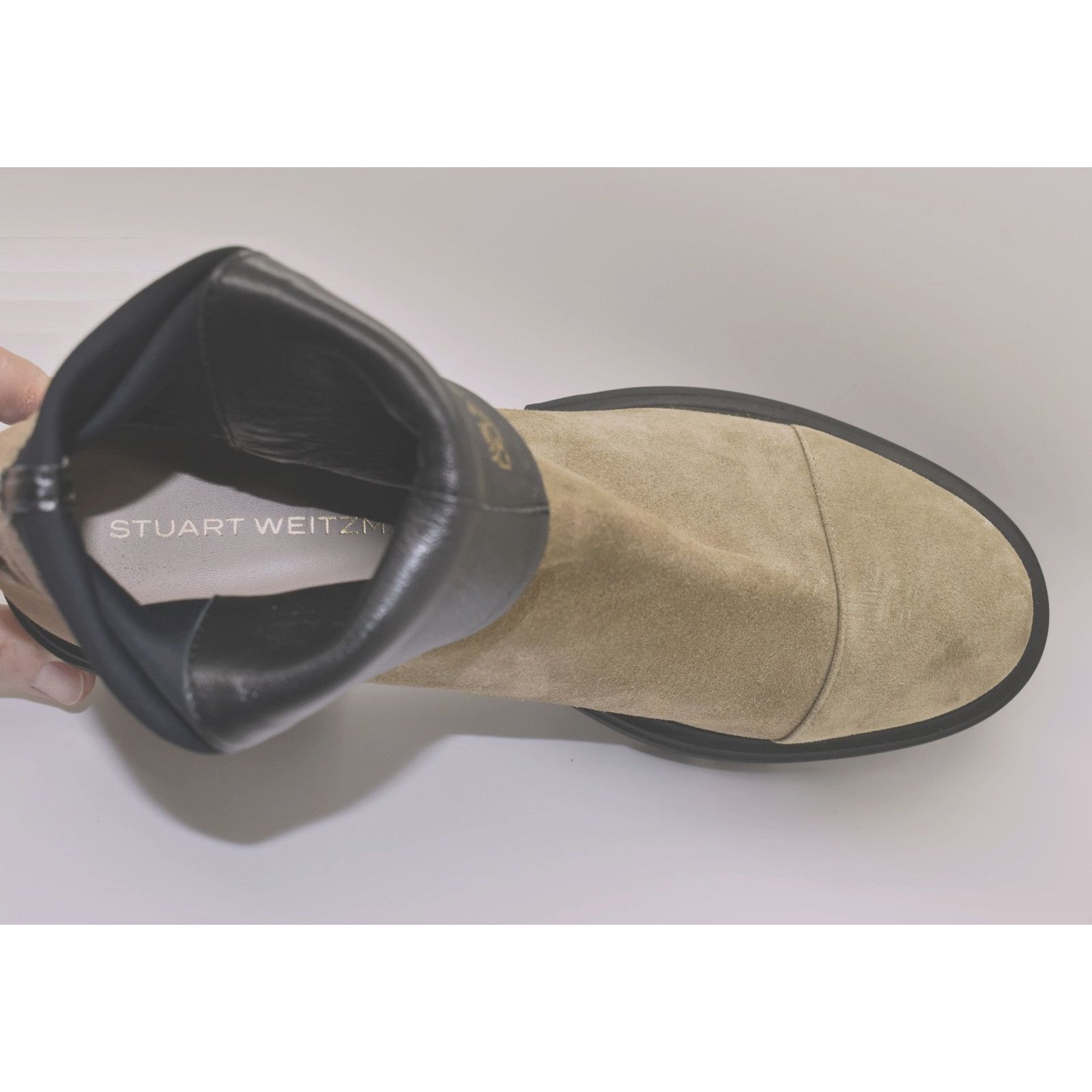 Stuart Weitzman STUART WEITZMAN Soho Suede 5050 Stretch Bootie Shoes Sz 9.5 Size US 9.5 / IT 39.5 - 6 Thumbnail