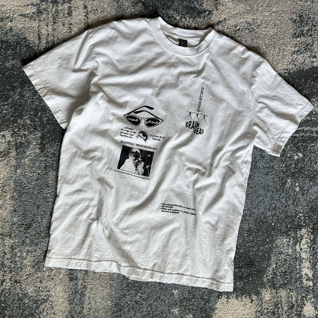 Brain Dead 2020 ARABiC BRAiN DEATH TEE DYSTOPiAN CYBERPUNK RAVE COLLAGE Size US XL / EU 56 / 4 - 7 Thumbnail