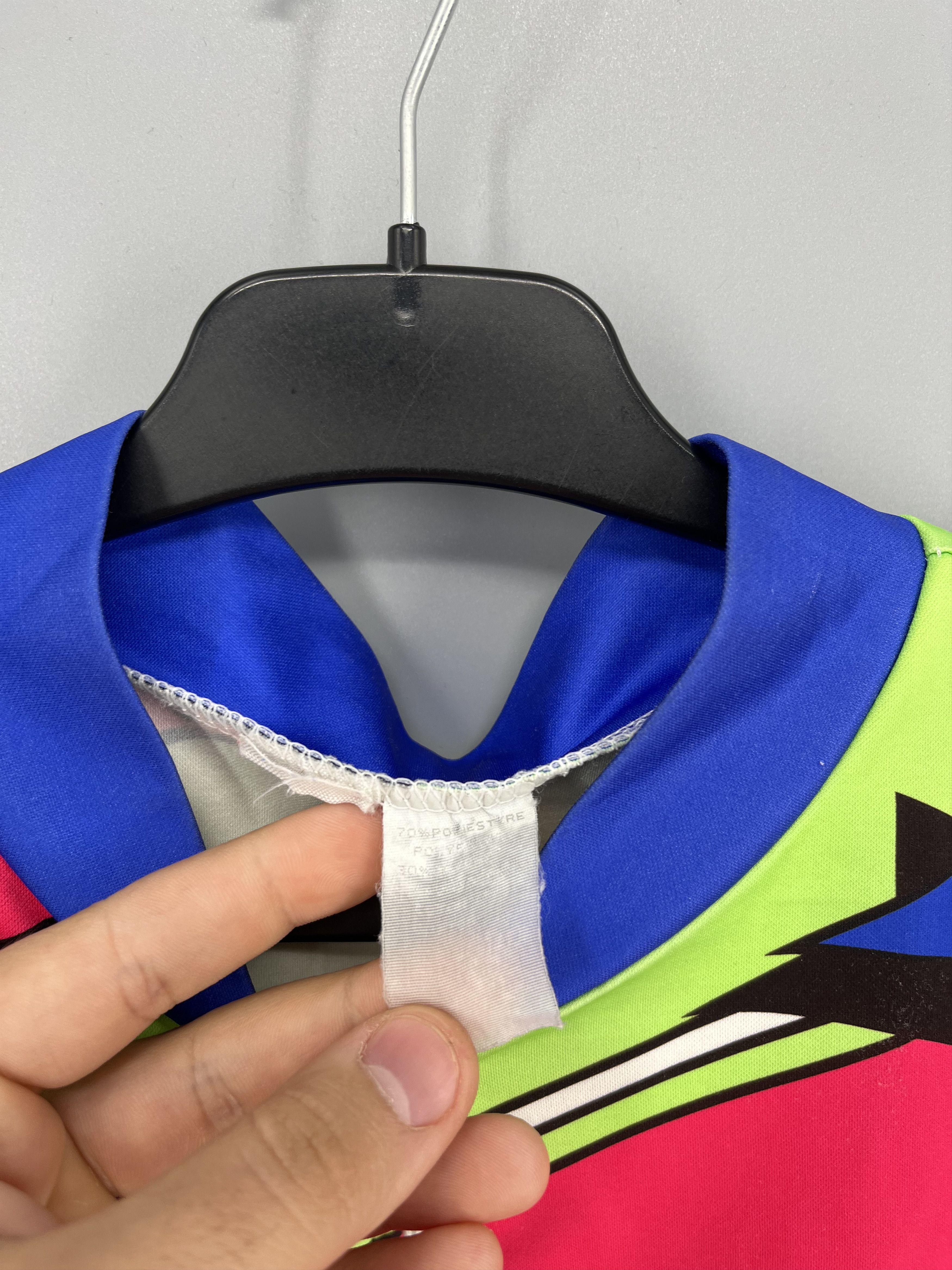 Vintage Vintage Vermarc Neon Cycling Jersey 90s Rare Size US M / EU 48-50 / 2 - 10 Thumbnail