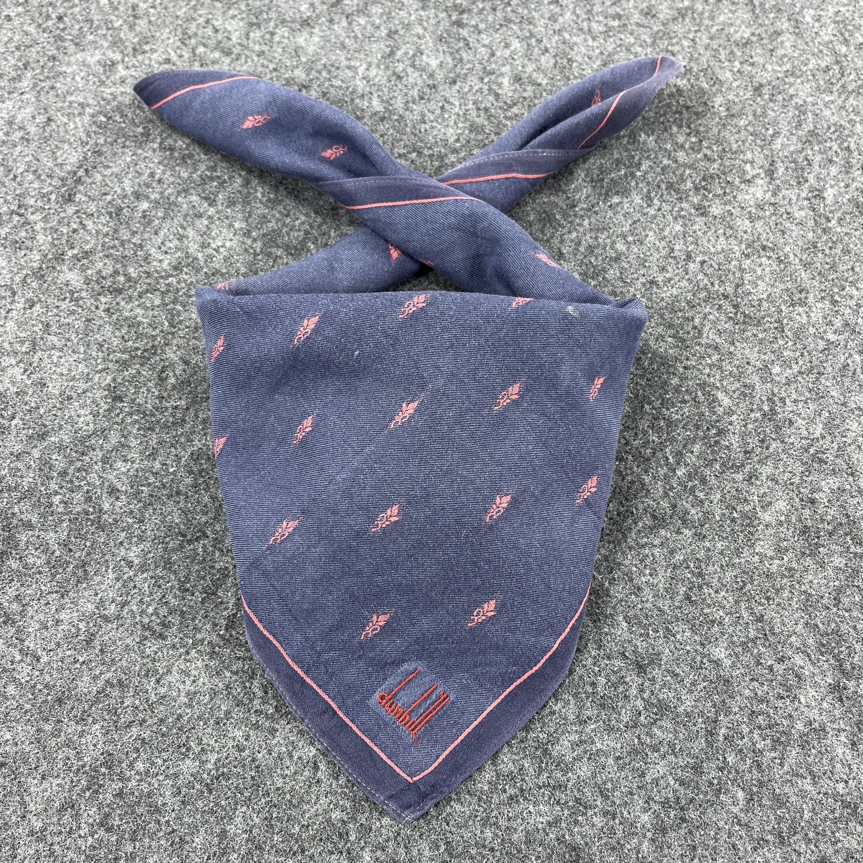 Alfred Dunhill × Vintage Alfred Dunhill Handkerchief / Bandana / Neckerchief B209 Size ONE SIZE - 1 Thumbnail