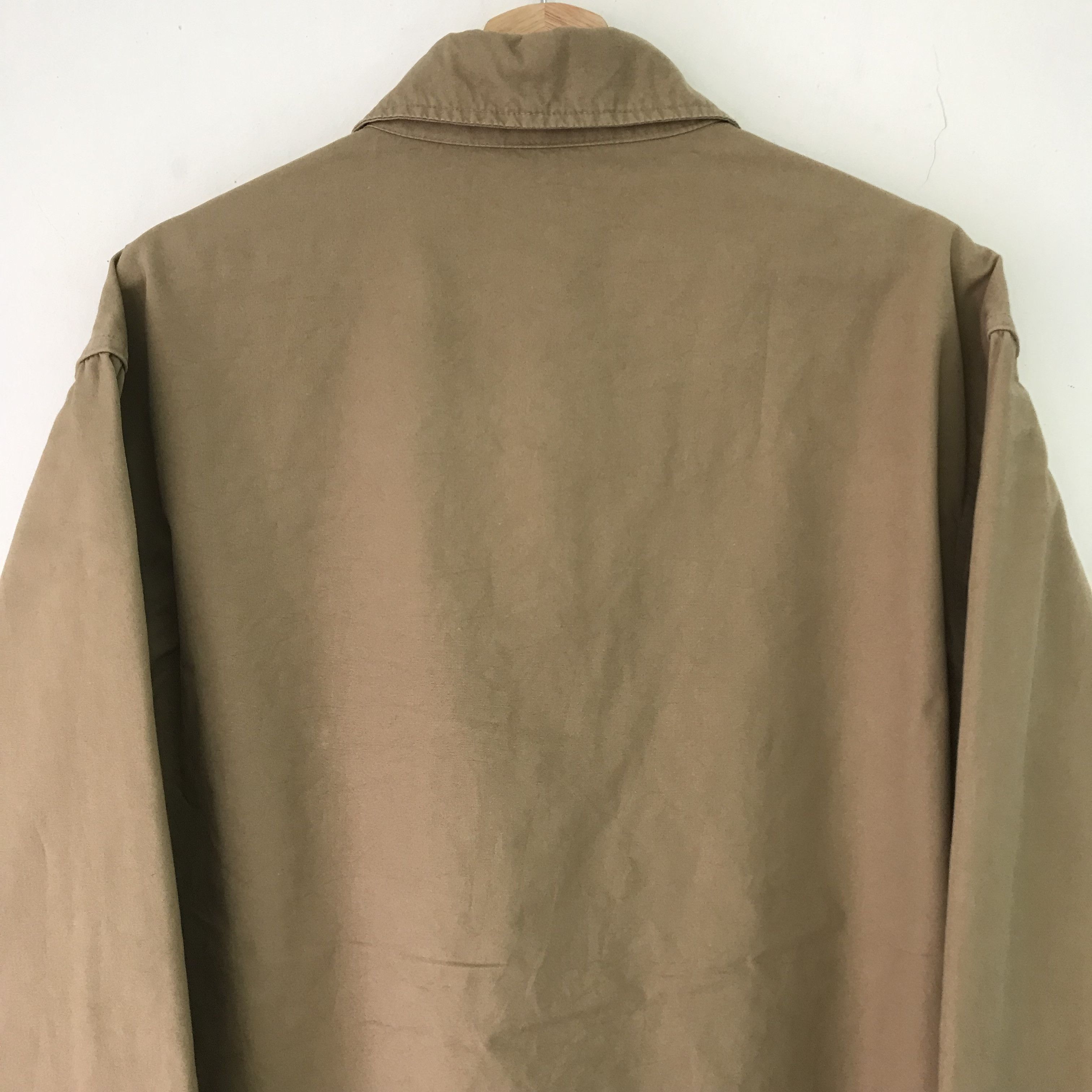 Polo Ralph Lauren × Vintage Vintage 90s Polo Ralph Lauren Beige Work Jacket Button Coat Size US L / EU 52-54 / 3 - 4 Thumbnail