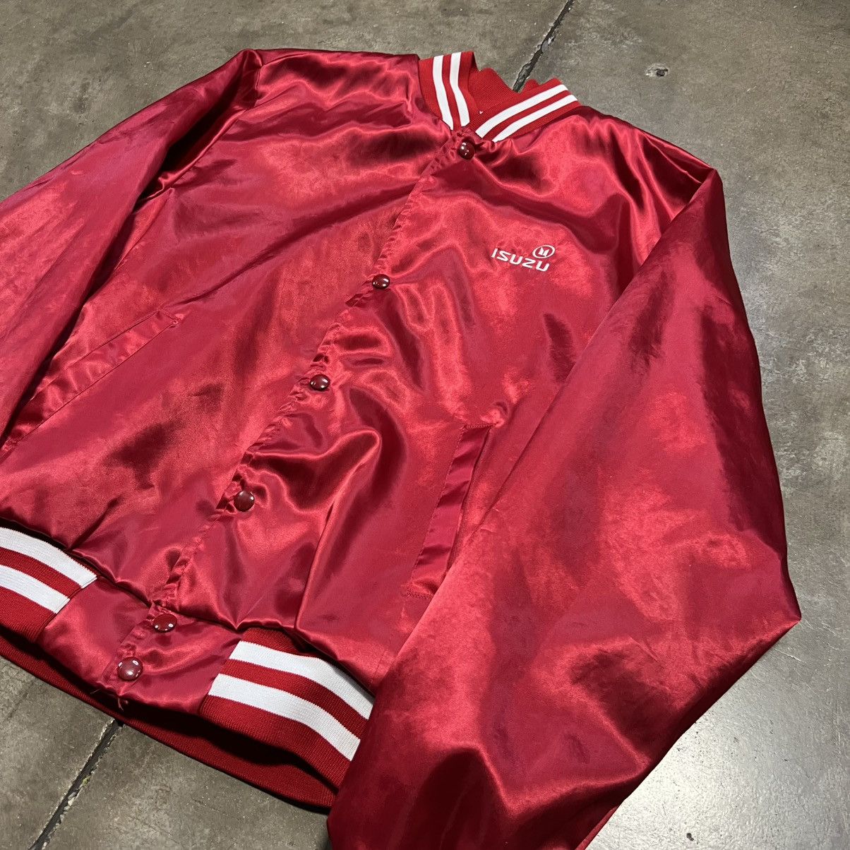 Vintage Vintage 80s Isuzu Motors Bomber Jacket Japanese Car Promo Size US M / EU 48-50 / 2 - 3 Thumbnail