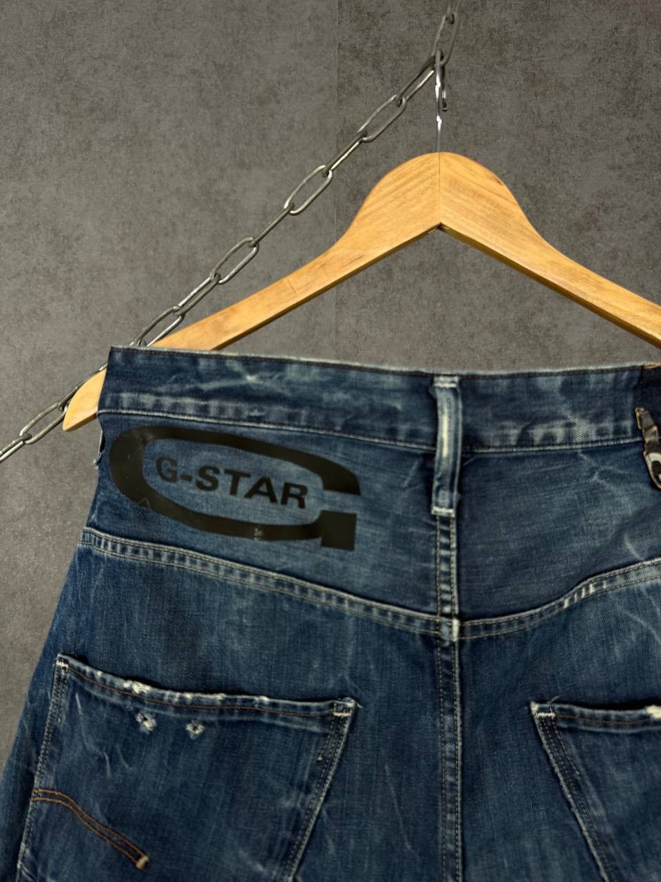 G-Star G Star Raw designer distressed denim asymmetric jeans Size US 33 - 9 Thumbnail