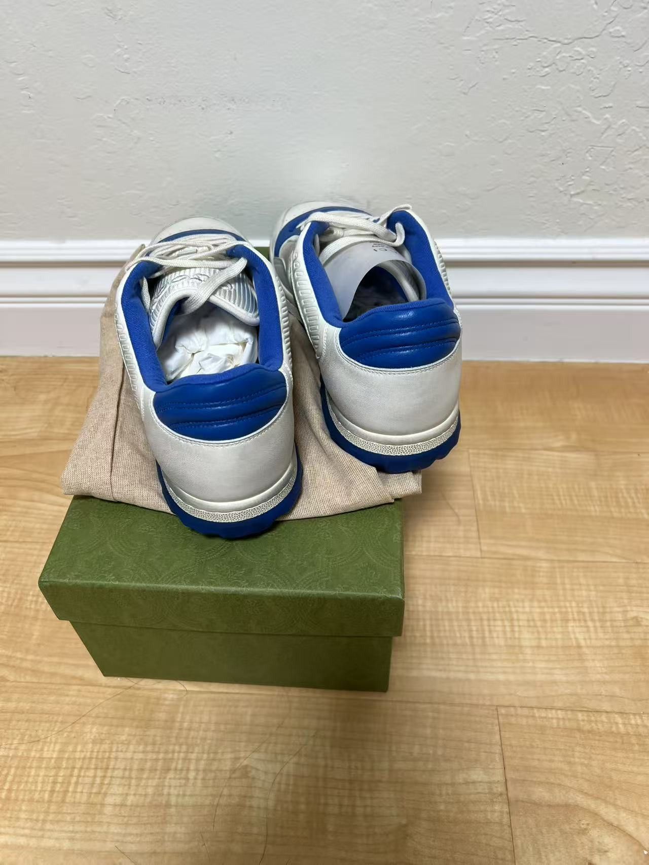 Gucci Gucci MAC80 Sneaker 'Off White Blue' 749896-AAB79-9149 Size US 11.5 / EU 44-45 - 5 Thumbnail