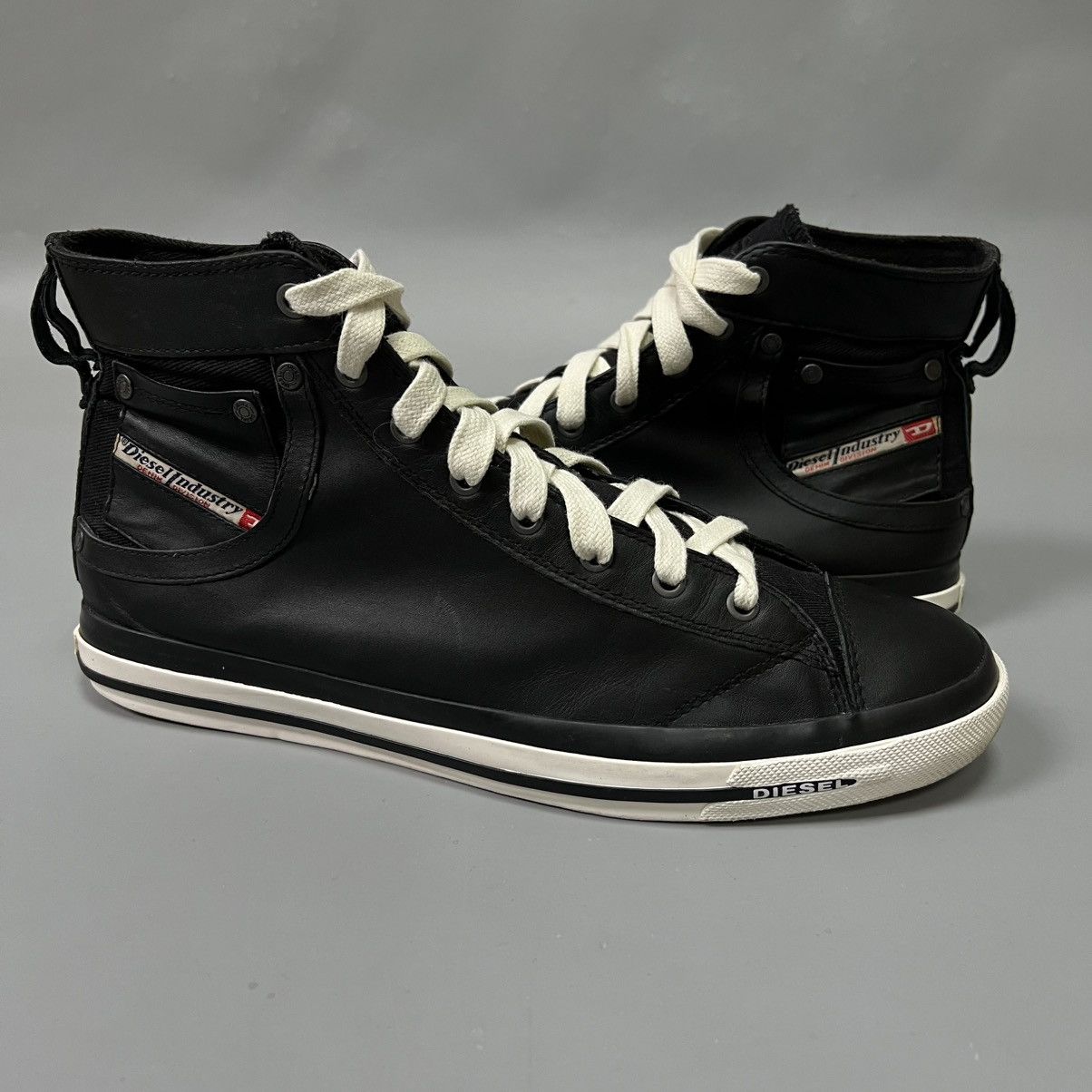 Diesel Diesel Avant Garde Leather Shoes y2k high trainers vintage Size US 12 / EU 45 - 3 Thumbnail