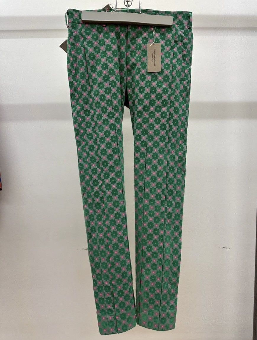 Comme des Garçons Homme Plus Floral Jacquard Runway Trousers