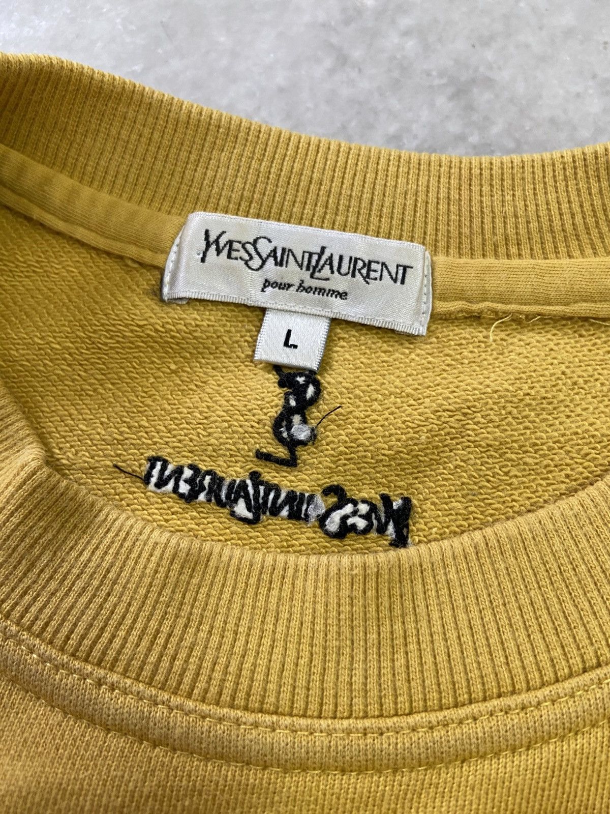 Yves Saint Laurent Vintage Yves Saint Laurent Sweatshirt Size US L / EU 52-54 / 3 - 6 Thumbnail