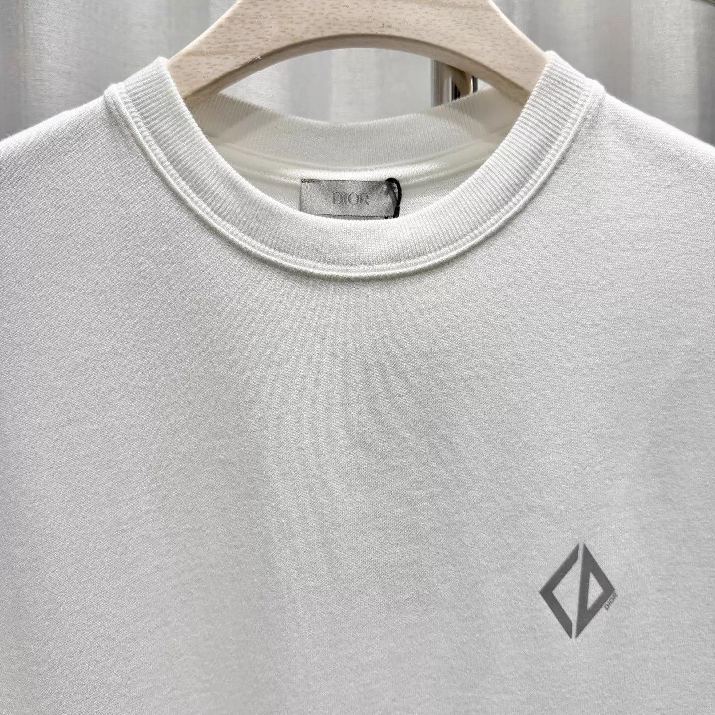 Dior DIOR Reflective Logo Short Sleeve T-Shirt White XS Size US XS / EU 42 / 0 - 3 Thumbnail