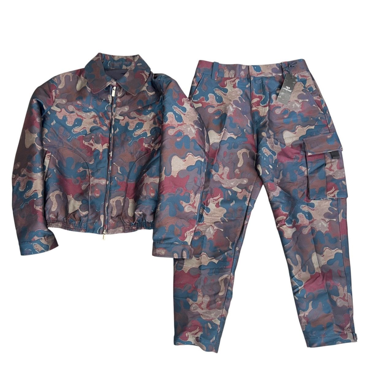 Dior DIOR 2021AW ×PETER DOIG Camouflage Jacquard Jacket pants Set Size US M / EU 48-50 / 2 - 1 Thumbnail