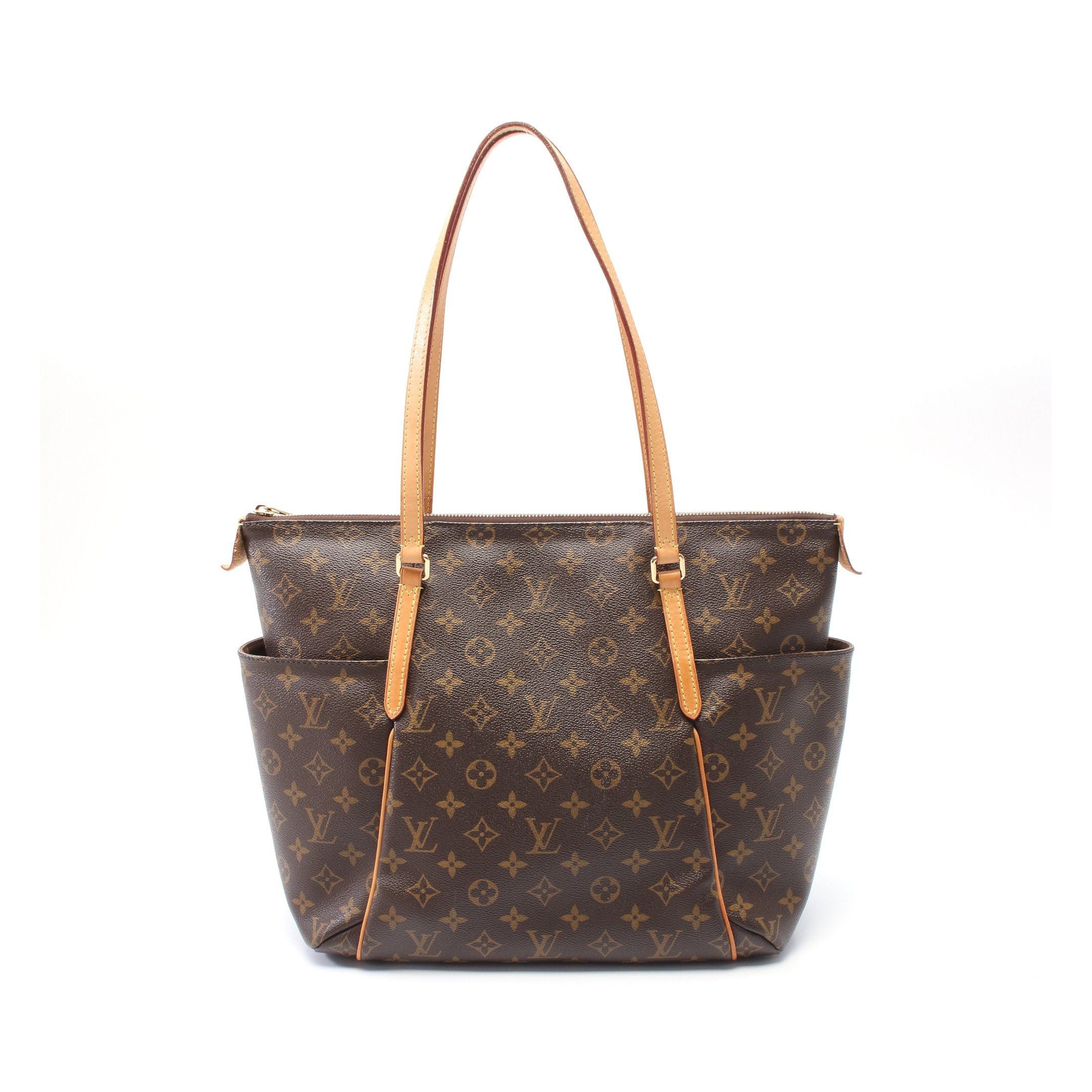 Louis Vuitton Totally Mm Monogram Shoulder Bag Tote Leather Brown, Women's